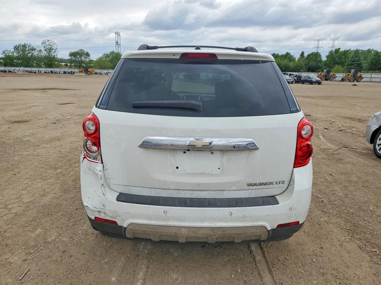 2011 Chevrolet Equinox Ltz White vin: 2CNALFEC4B6465436