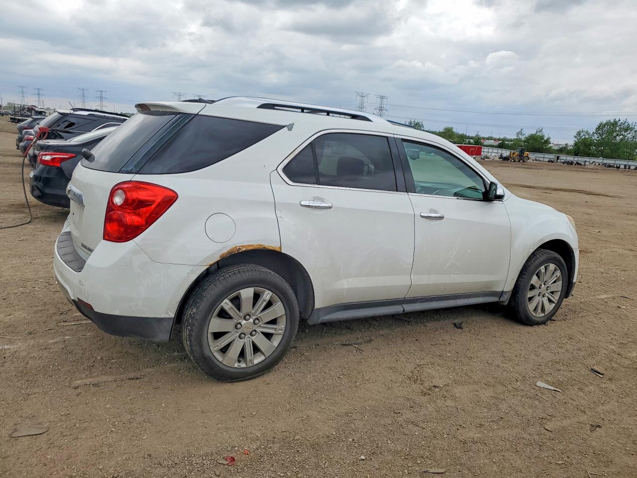 2011 Chevrolet Equinox Ltz White vin: 2CNALFEC4B6465436