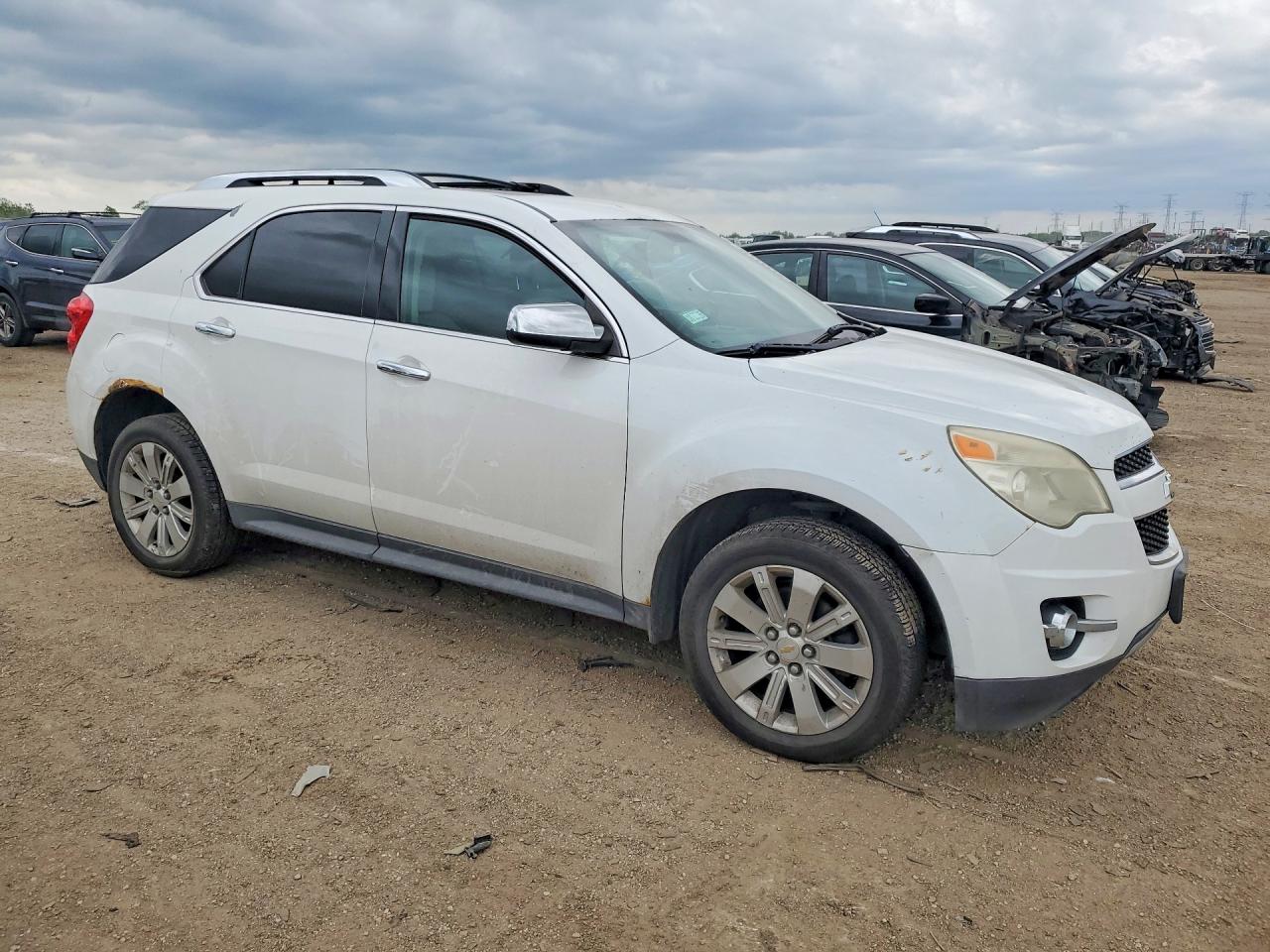 2011 Chevrolet Equinox Ltz White vin: 2CNALFEC4B6465436