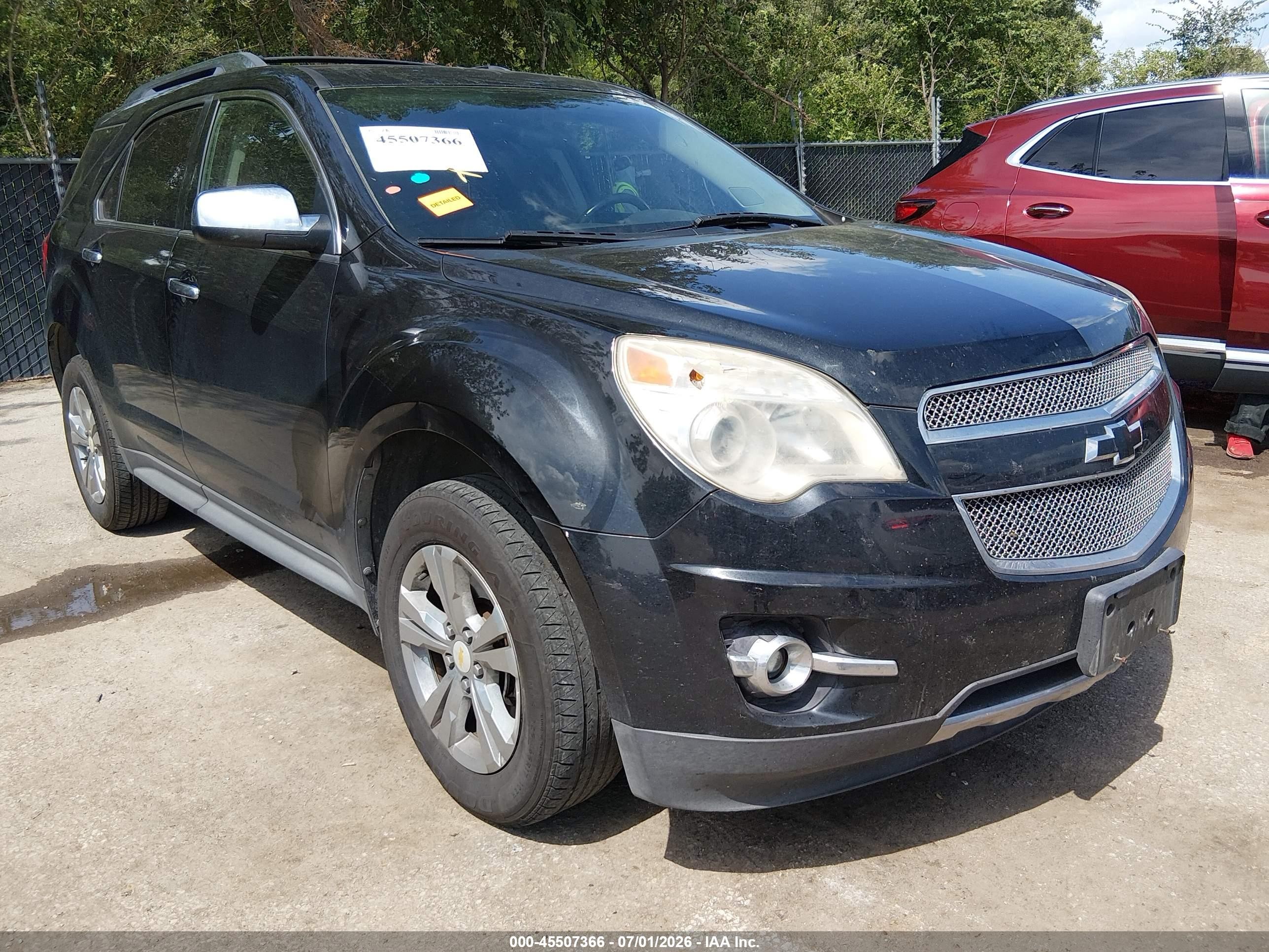 2011 Chevrolet Equinox Ltz Black vin: 2CNALFEC5B6289870