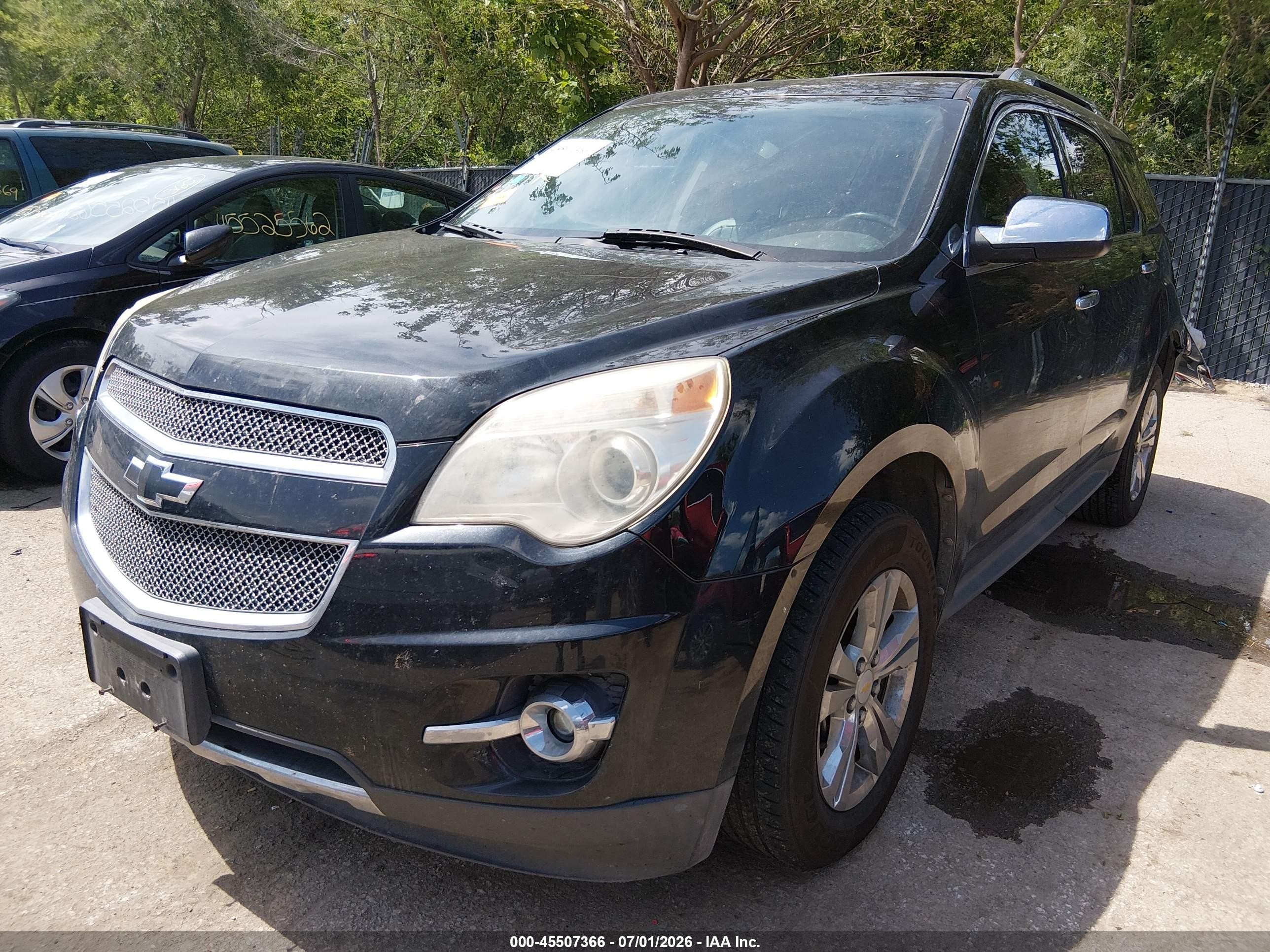 2011 Chevrolet Equinox Ltz Black vin: 2CNALFEC5B6289870