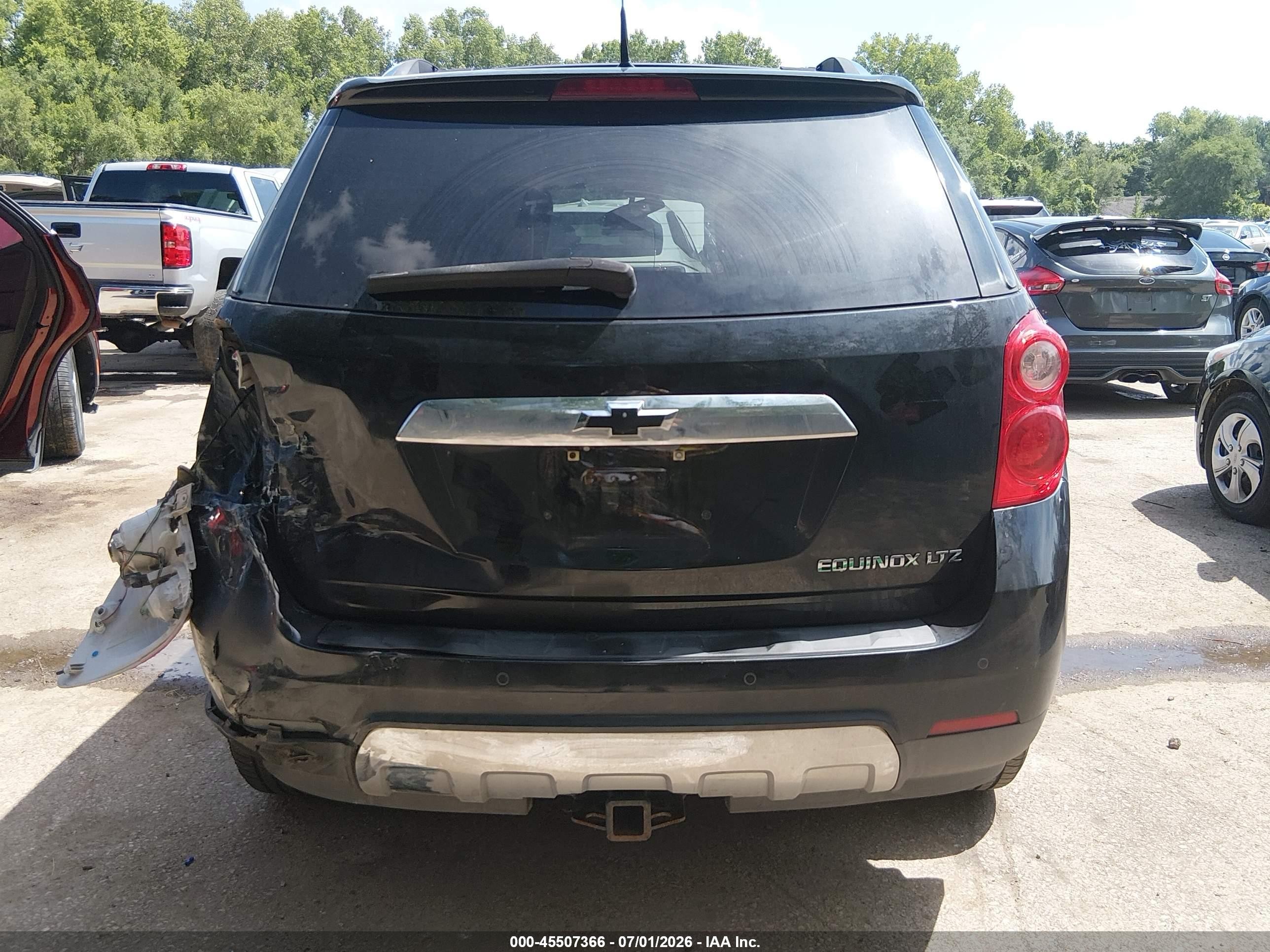 2011 Chevrolet Equinox Ltz Black vin: 2CNALFEC5B6289870