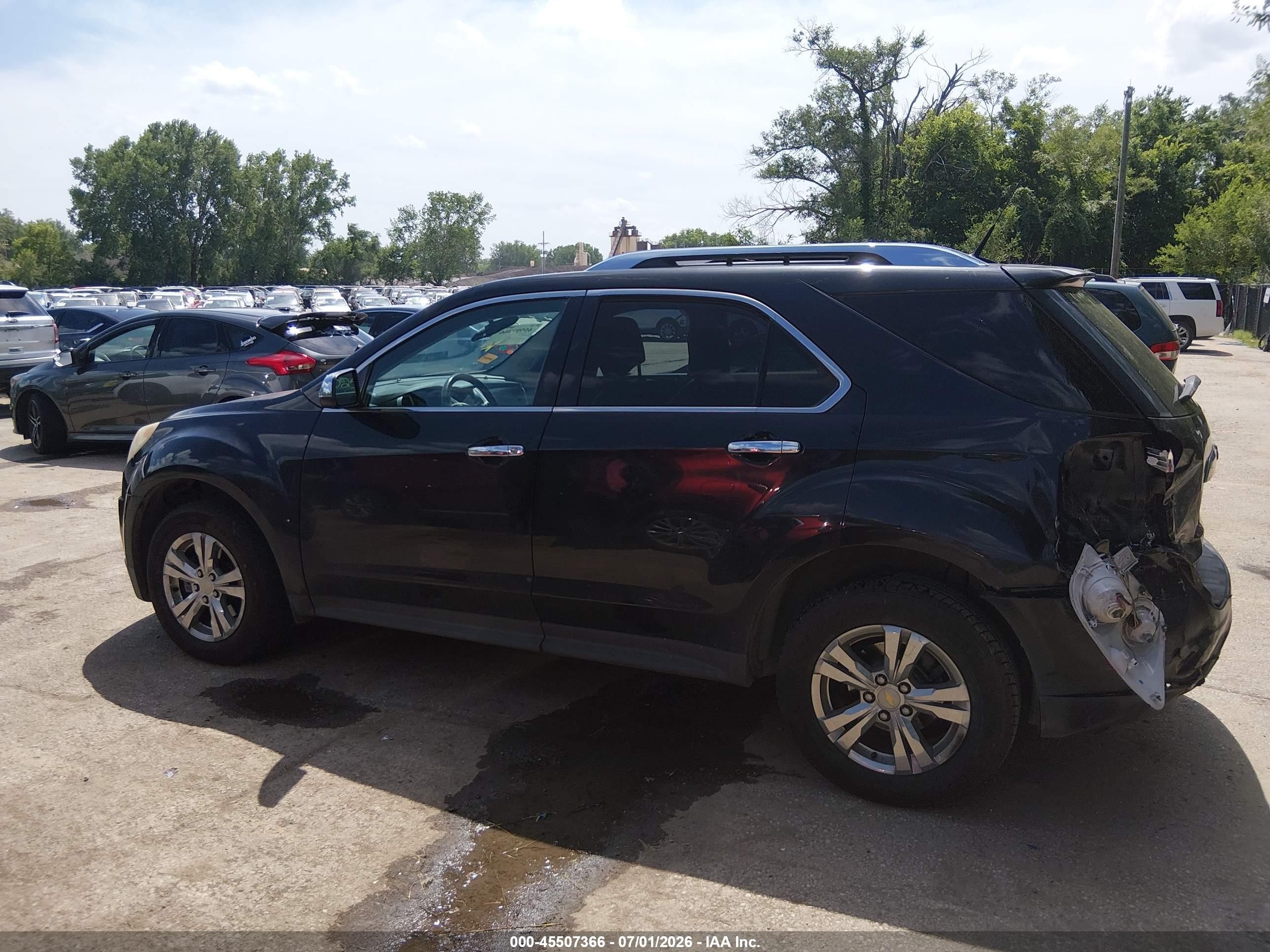 2011 Chevrolet Equinox Ltz Black vin: 2CNALFEC5B6289870