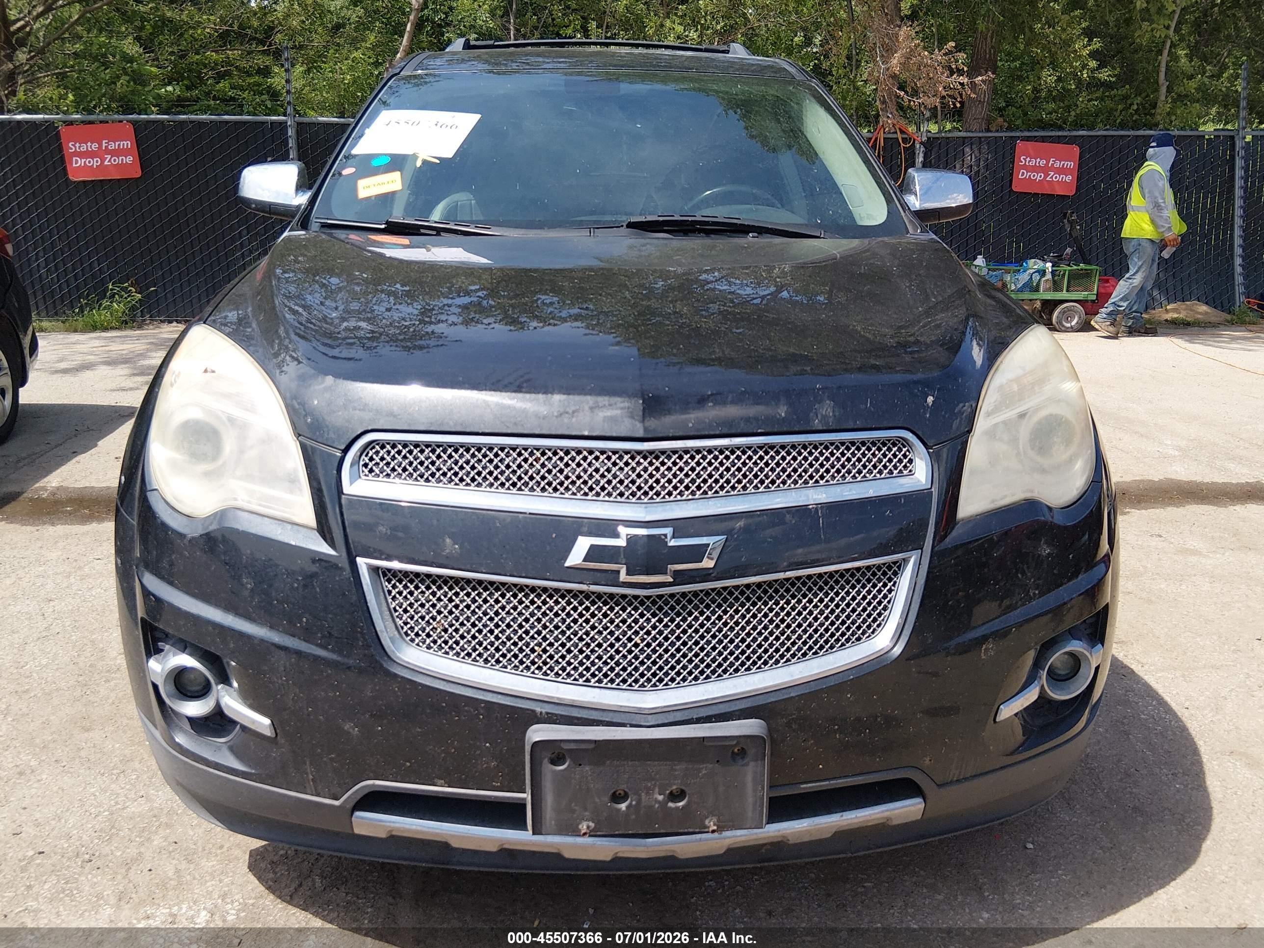 2011 Chevrolet Equinox Ltz Black vin: 2CNALFEC5B6289870