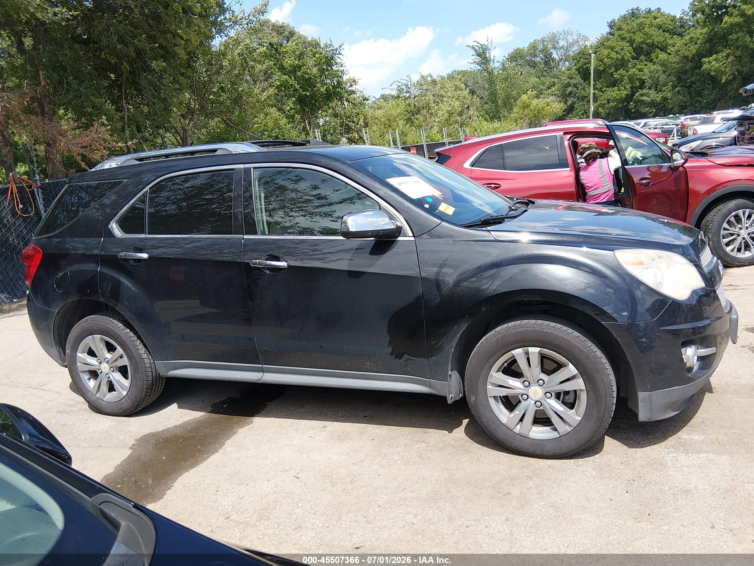 2011 Chevrolet Equinox Ltz Black vin: 2CNALFEC5B6289870