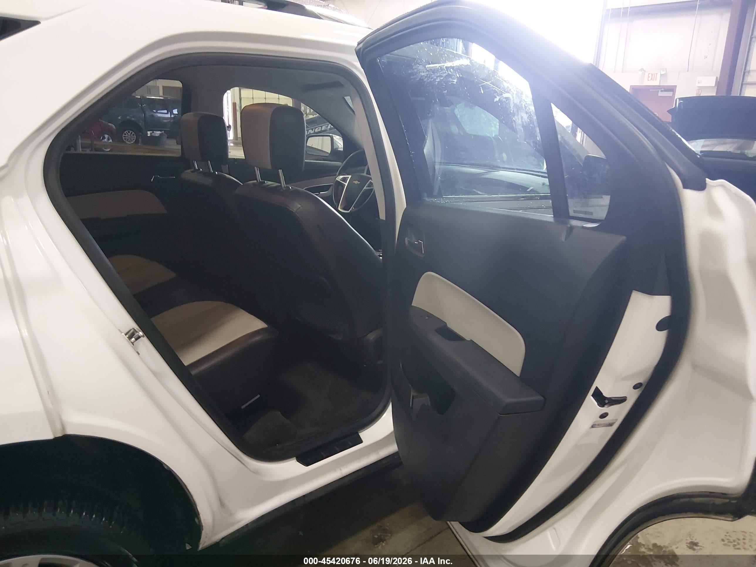 2011 Chevrolet Equinox Ltz White vin: 2CNALFEC6B6310399