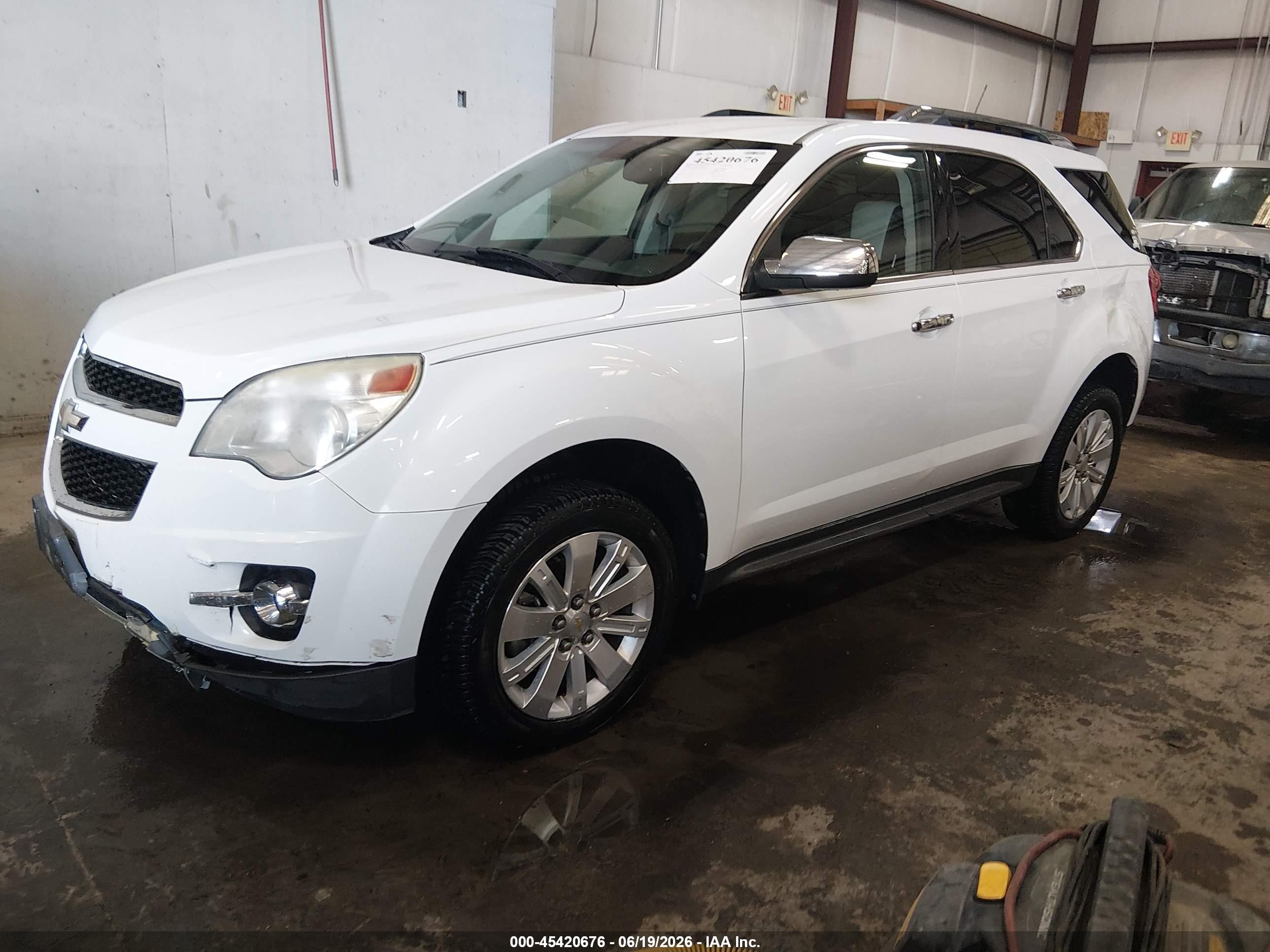 2011 Chevrolet Equinox Ltz White vin: 2CNALFEC6B6310399