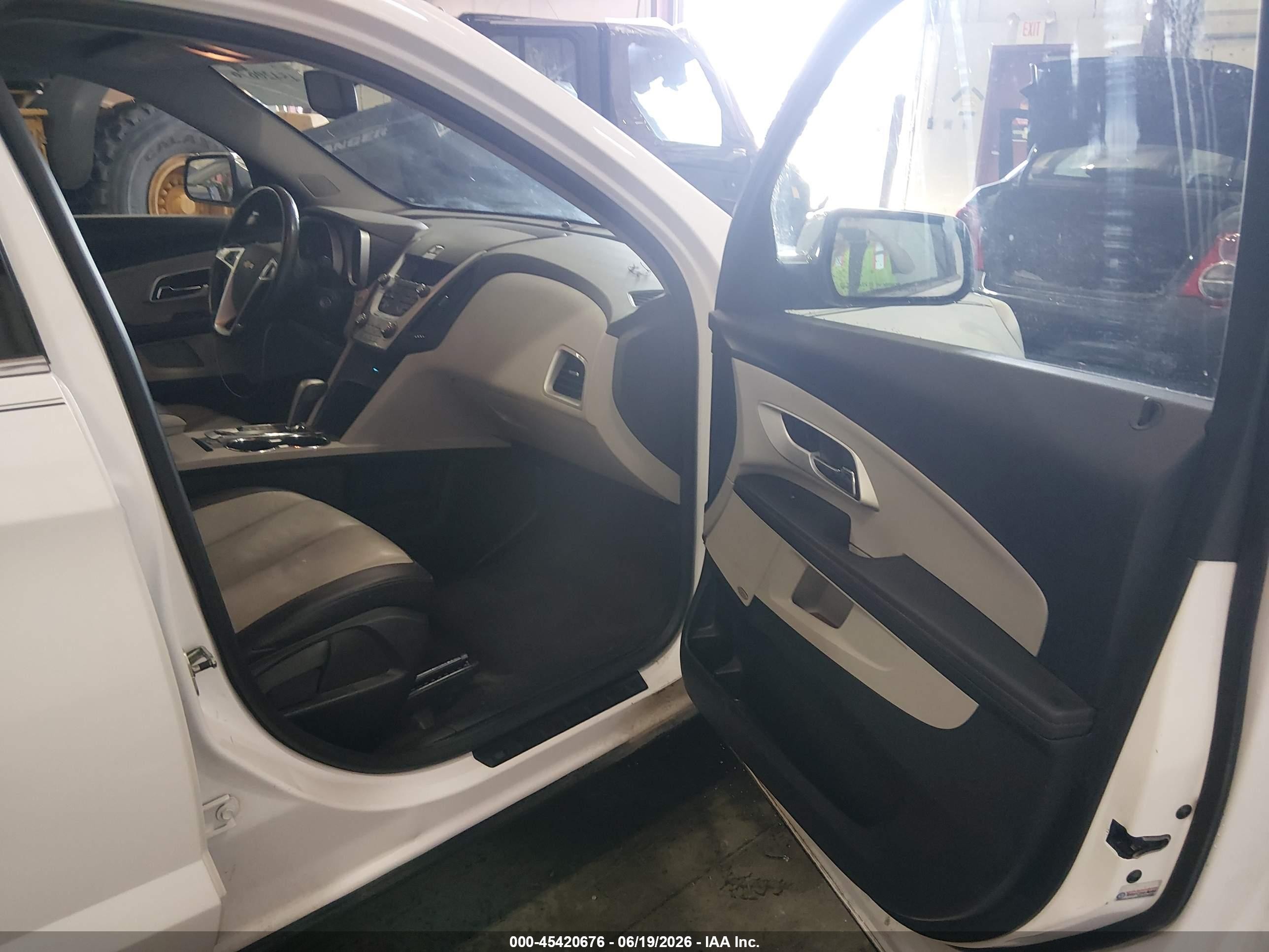 2011 Chevrolet Equinox Ltz White vin: 2CNALFEC6B6310399
