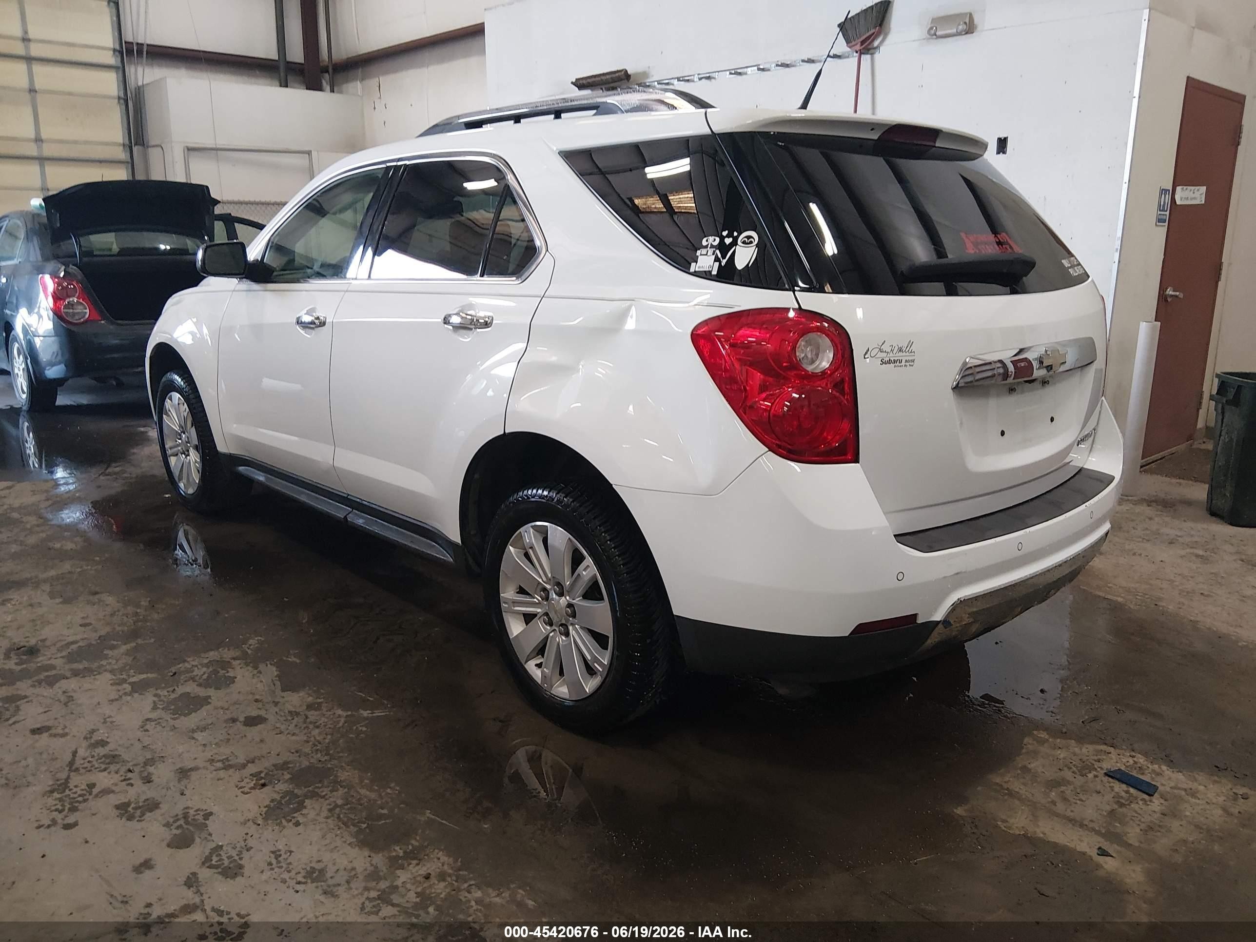 2011 Chevrolet Equinox Ltz White vin: 2CNALFEC6B6310399