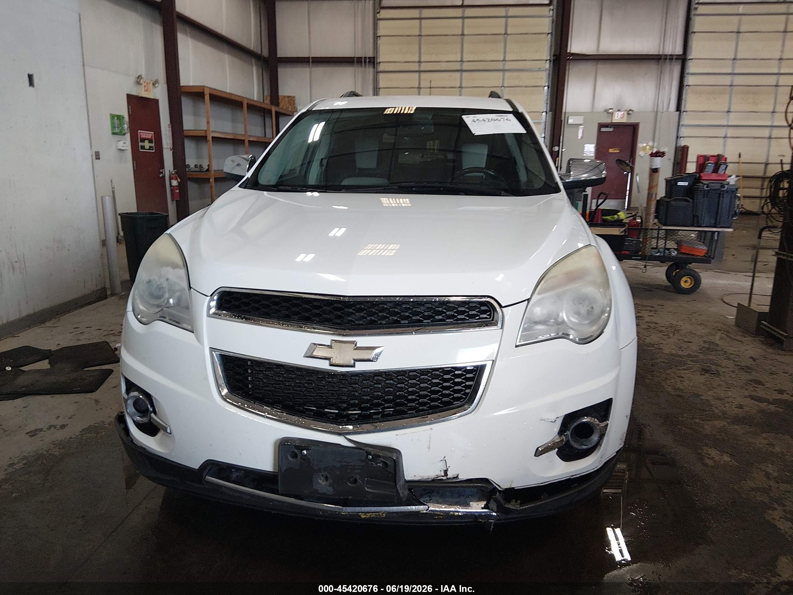 2011 Chevrolet Equinox Ltz White vin: 2CNALFEC6B6310399