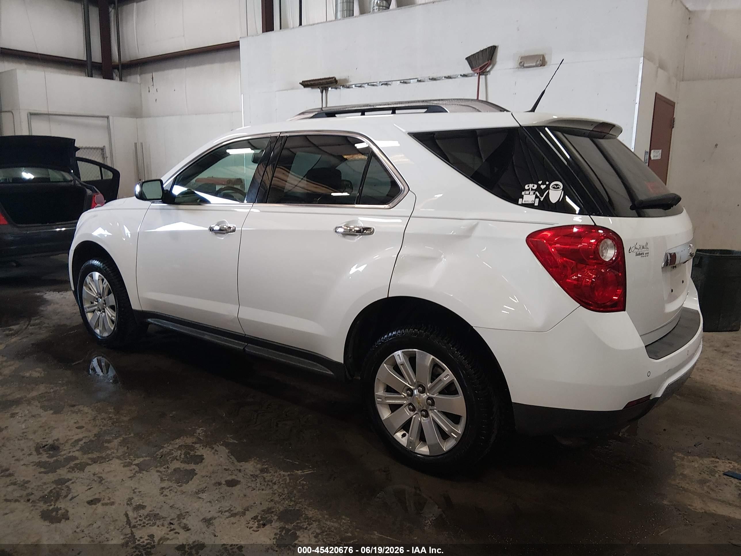 2011 Chevrolet Equinox Ltz White vin: 2CNALFEC6B6310399