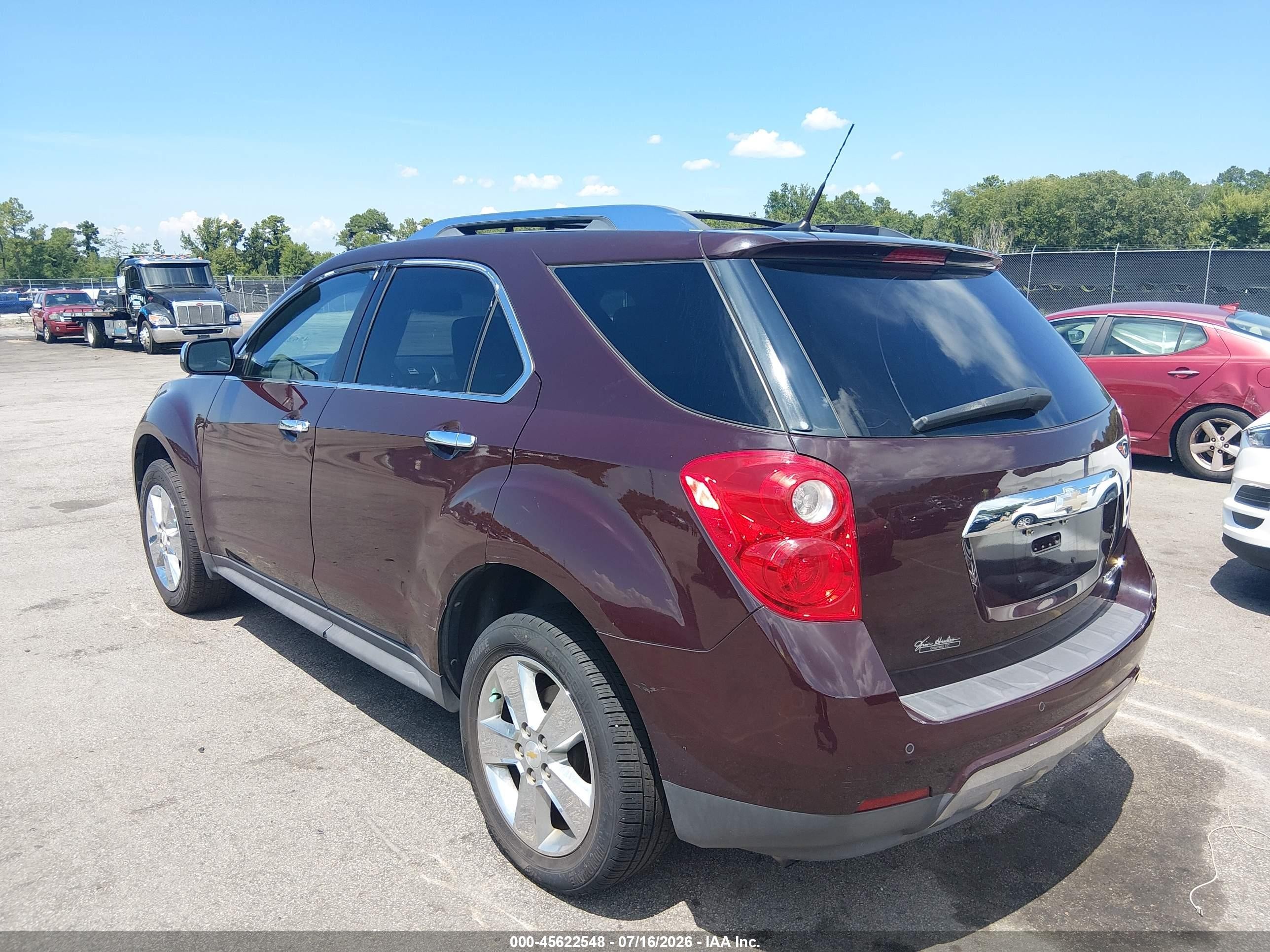 2011 Chevrolet Equinox Ltz Бордовый vin: 2CNALFEC6B6396149