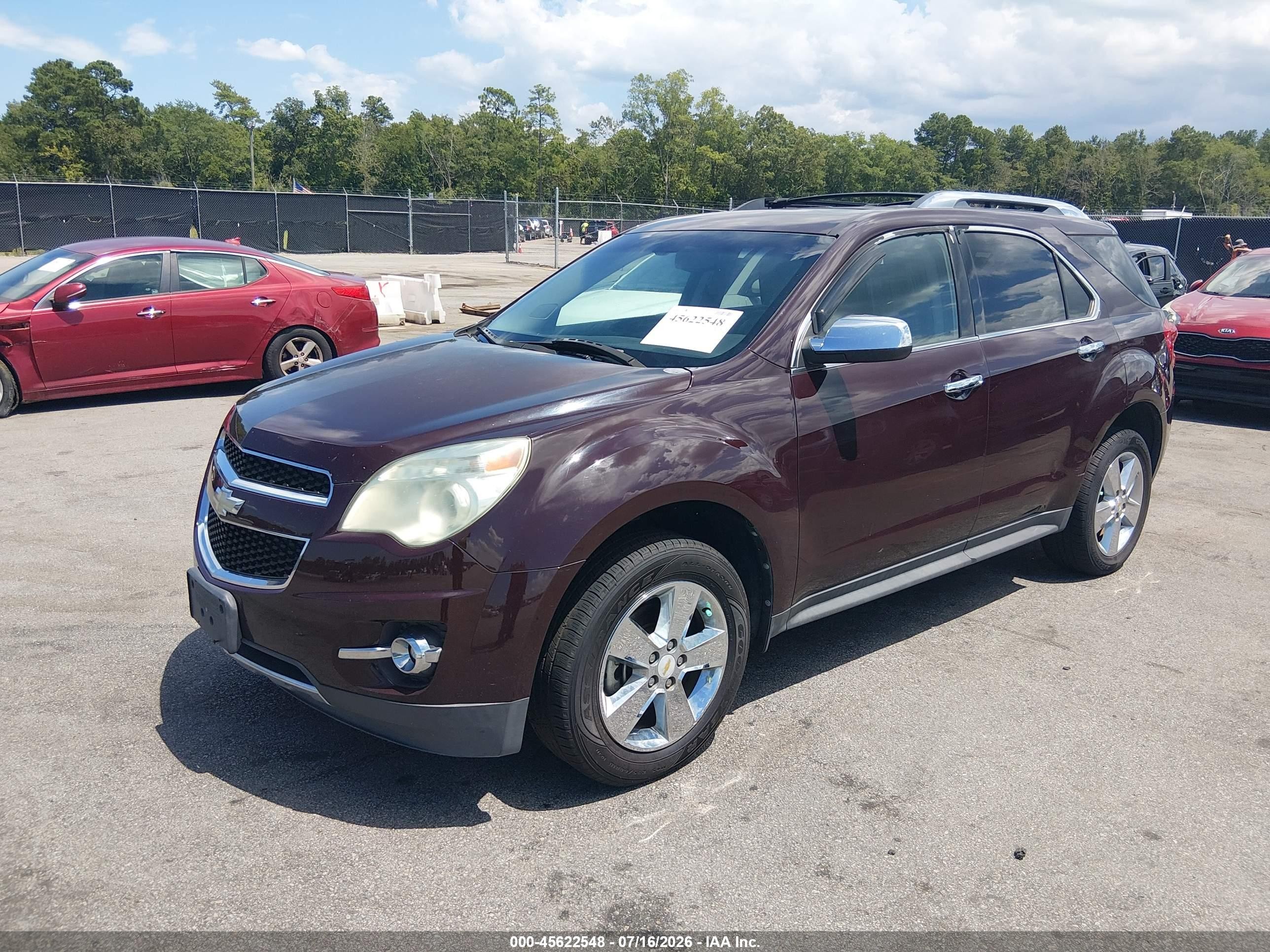 2011 Chevrolet Equinox Ltz Бордовый vin: 2CNALFEC6B6396149