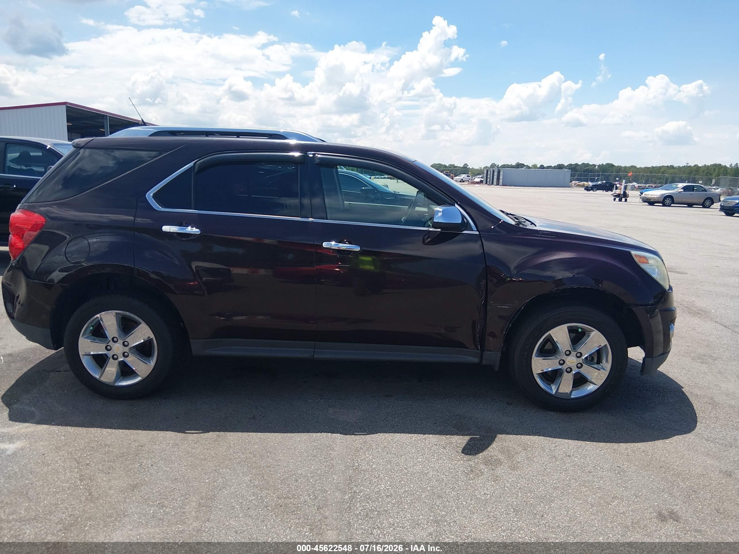 2011 Chevrolet Equinox Ltz Бордовый vin: 2CNALFEC6B6396149