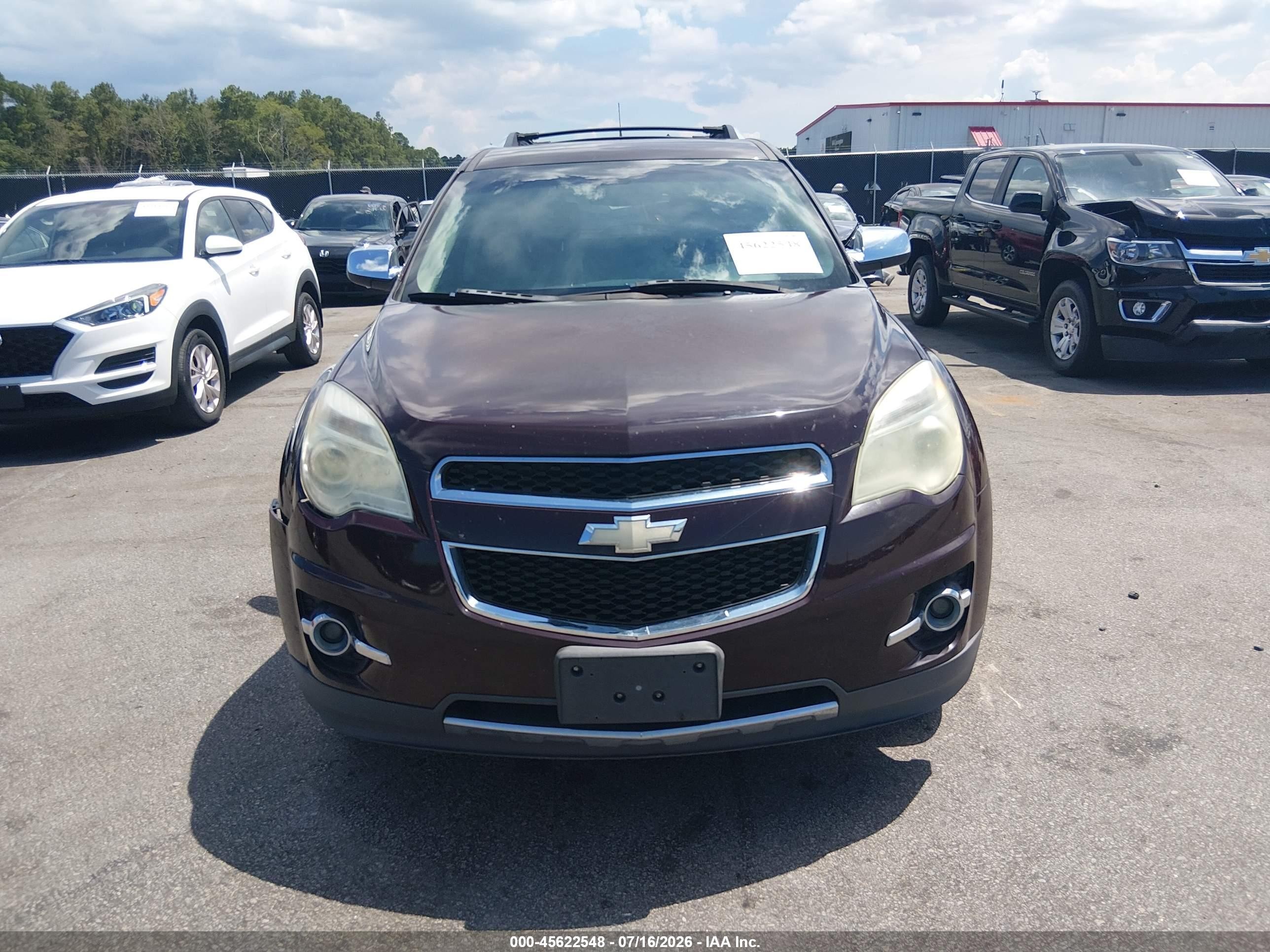 2011 Chevrolet Equinox Ltz Бордовый vin: 2CNALFEC6B6396149