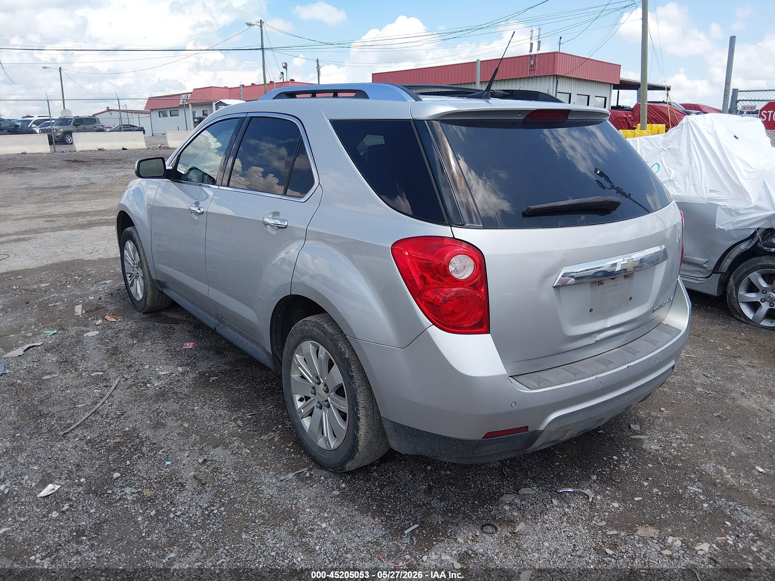 2011 Chevrolet Equinox Ltz Silver vin: 2CNALFEC7B6303560