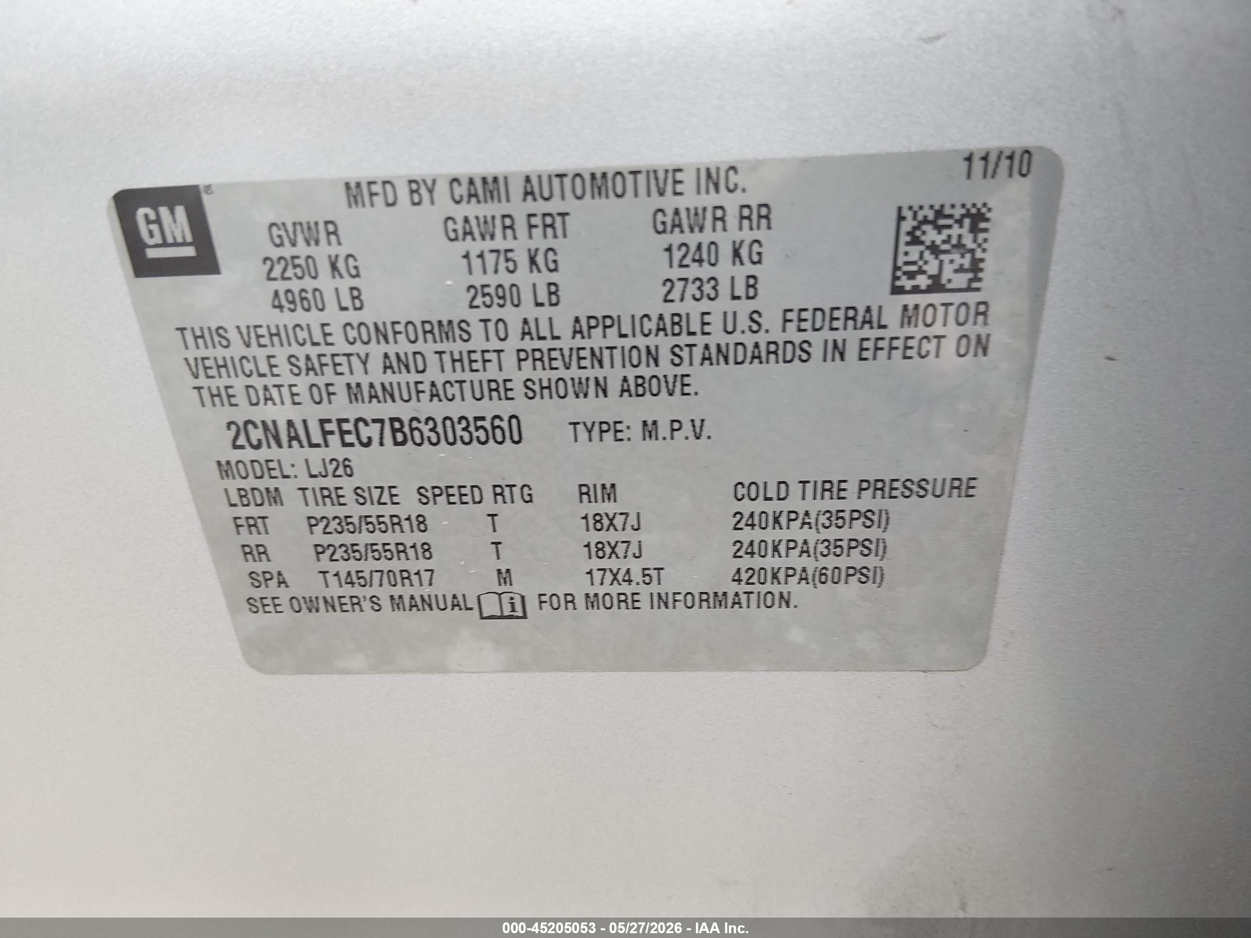 2011 Chevrolet Equinox Ltz Silver vin: 2CNALFEC7B6303560