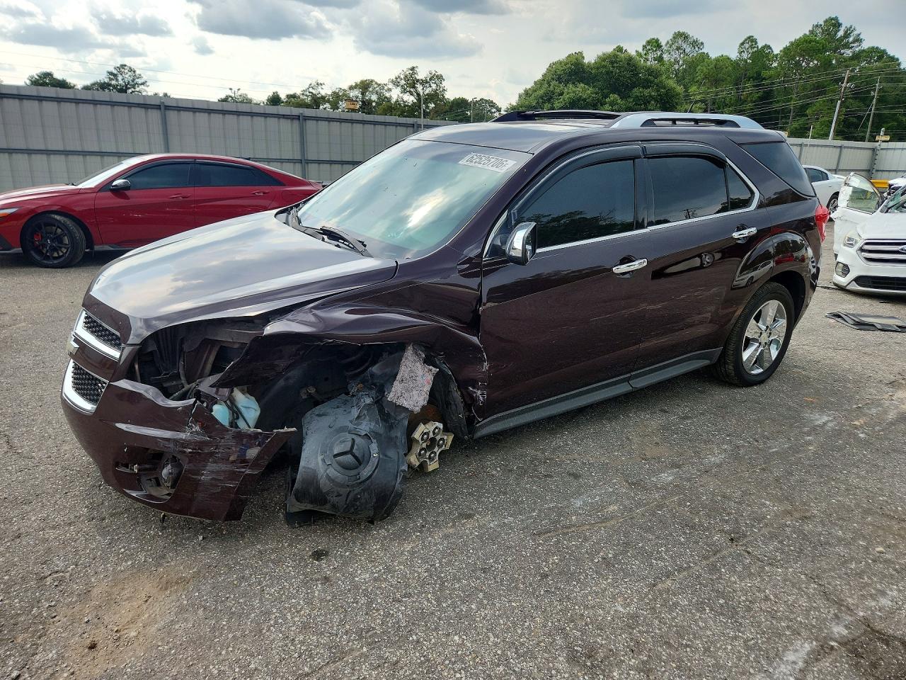 2011 Chevrolet Equinox Ltz Maroon vin: 2CNALFEC7B6383975