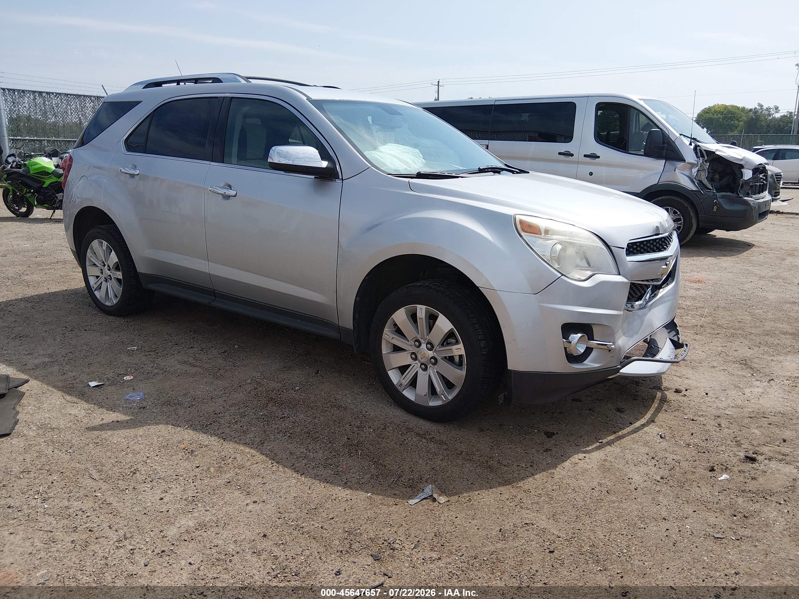 2010 Chevrolet Equinox Ltz Серый vin: 2CNALFEW1A6409317