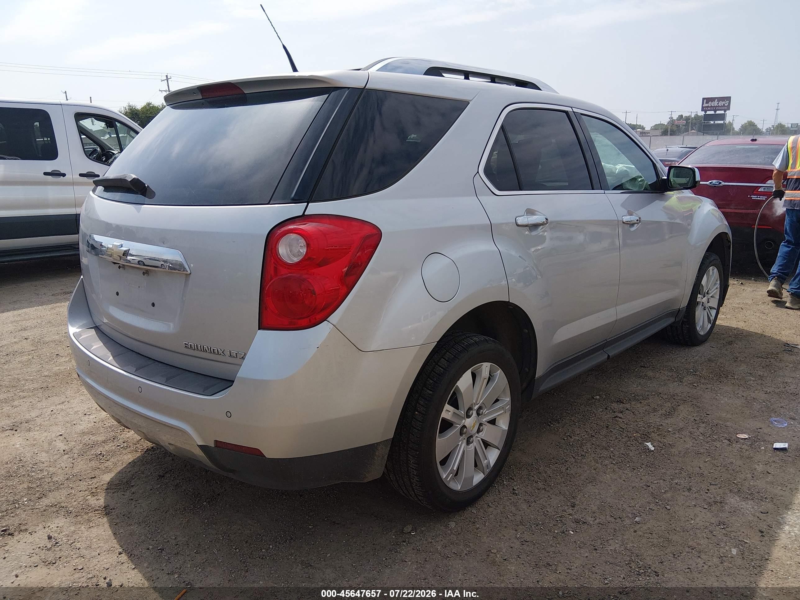 2010 Chevrolet Equinox Ltz Серый vin: 2CNALFEW1A6409317