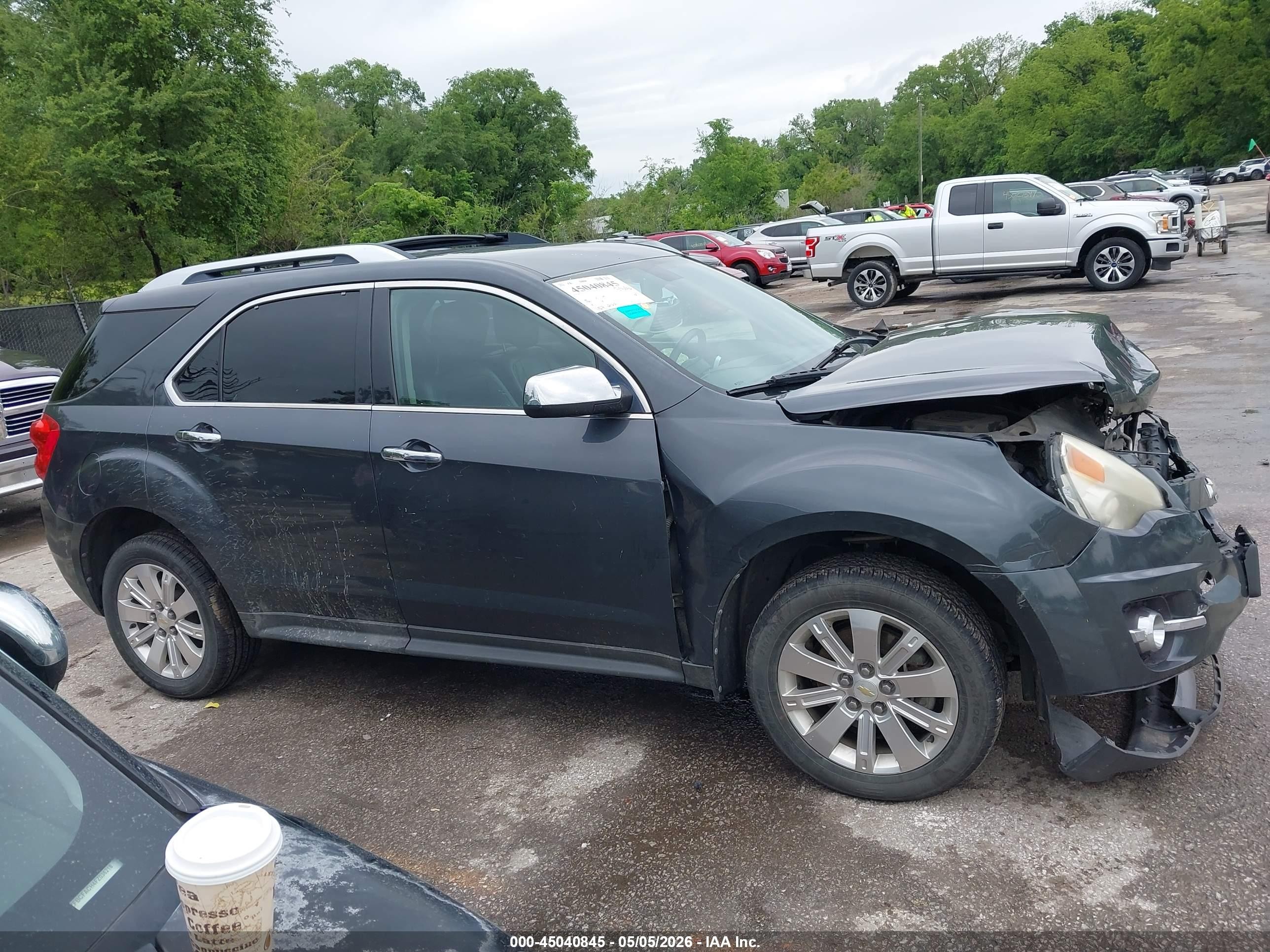 2010 Chevrolet Equinox Ltz Серый vin: 2CNALFEW3A6302740