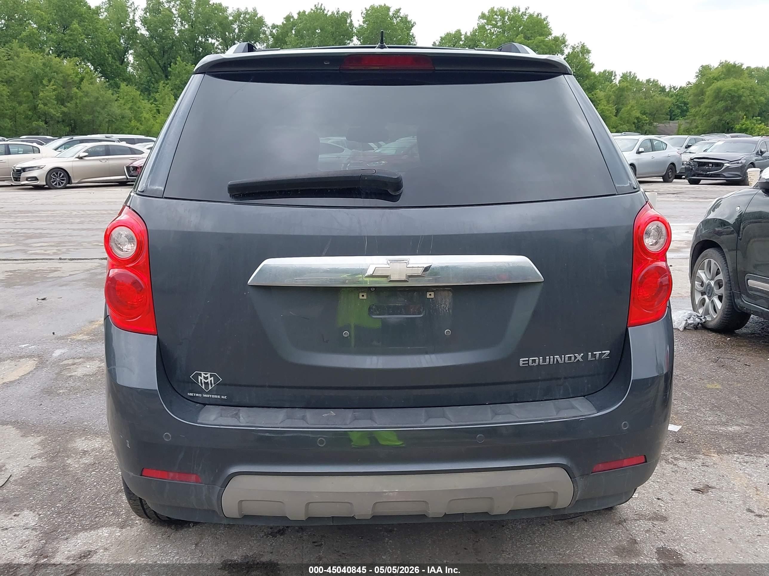 2010 Chevrolet Equinox Ltz Серый vin: 2CNALFEW3A6302740