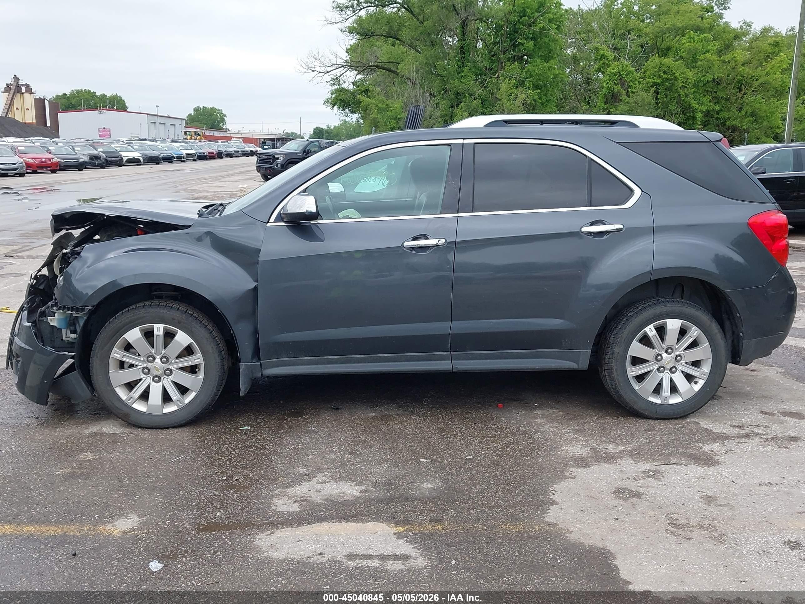 2010 Chevrolet Equinox Ltz Серый vin: 2CNALFEW3A6302740