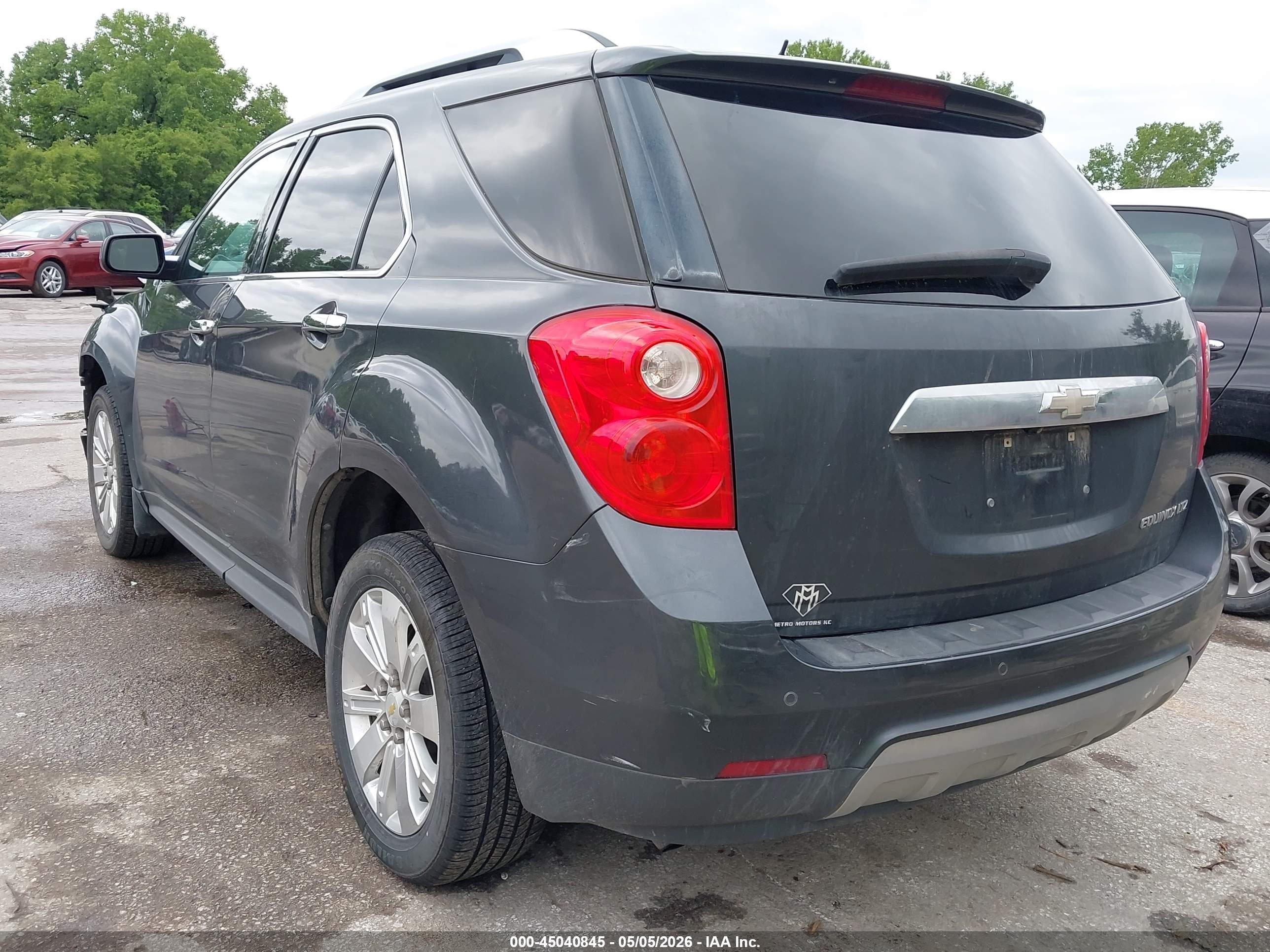 2010 Chevrolet Equinox Ltz Серый vin: 2CNALFEW3A6302740