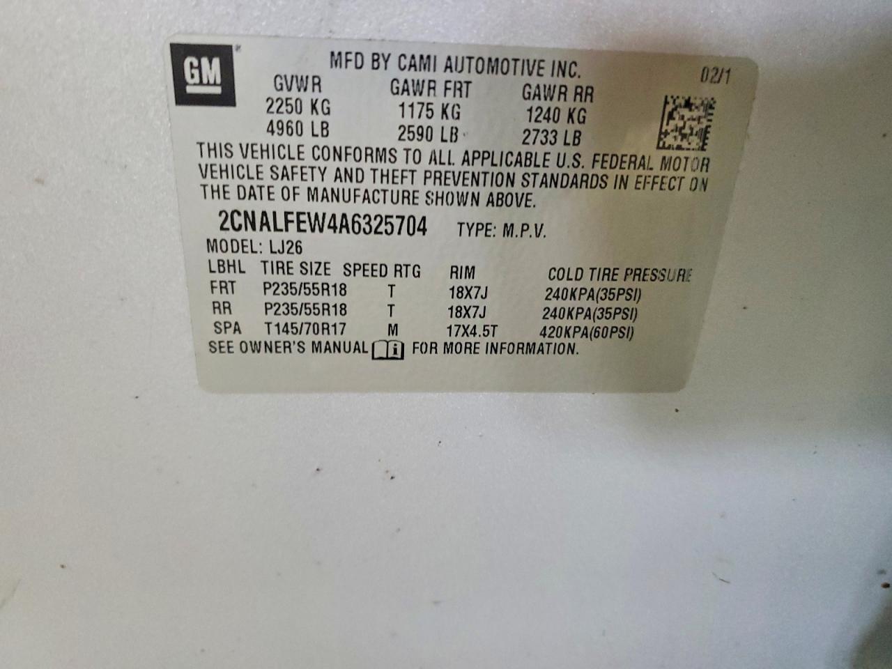 2010 Chevrolet Equinox Ltz Серебряный vin: 2CNALFEW4A6325704