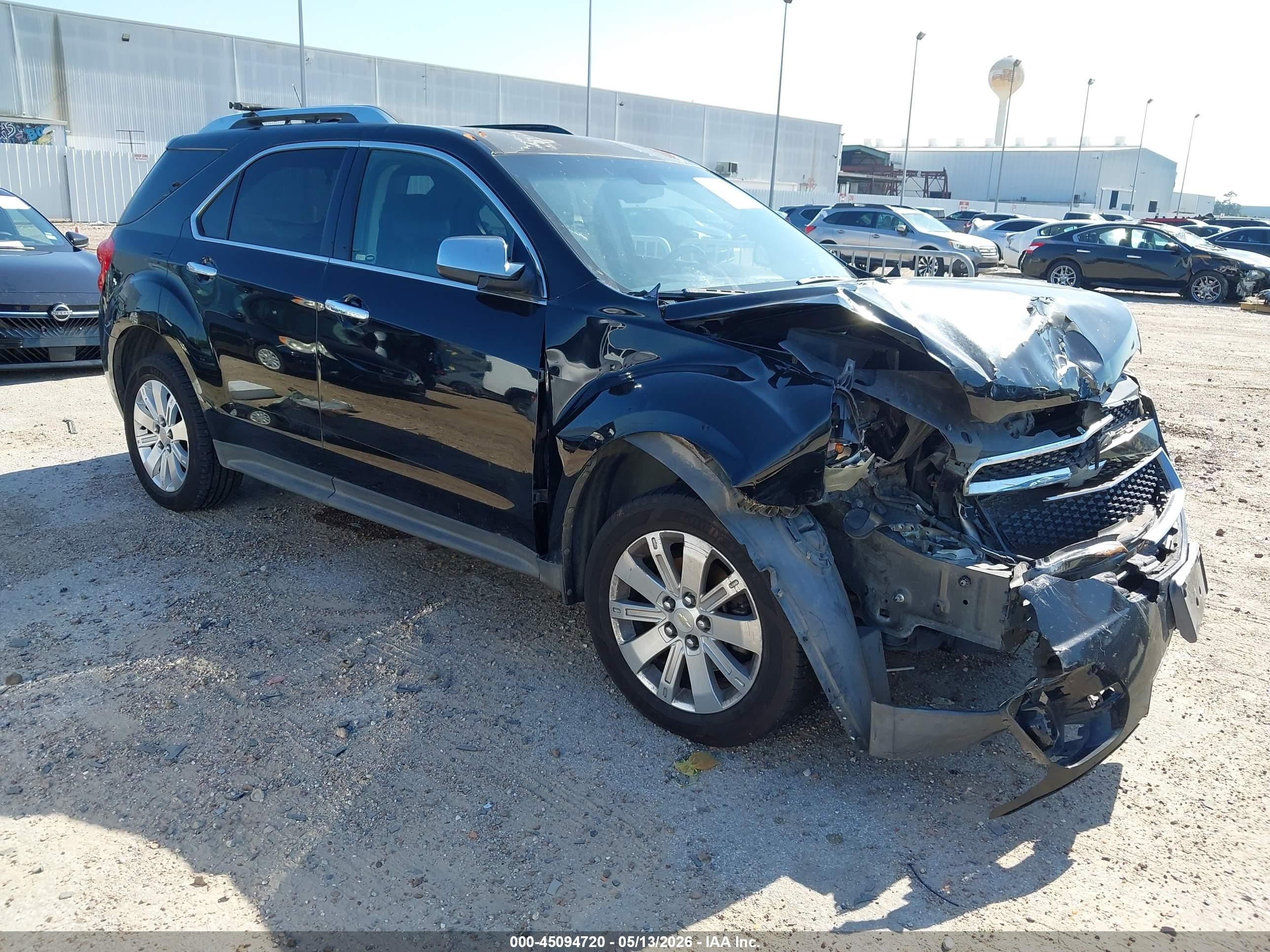 2010 Chevrolet Equinox Ltz Black vin: 2CNALFEW4A6371405