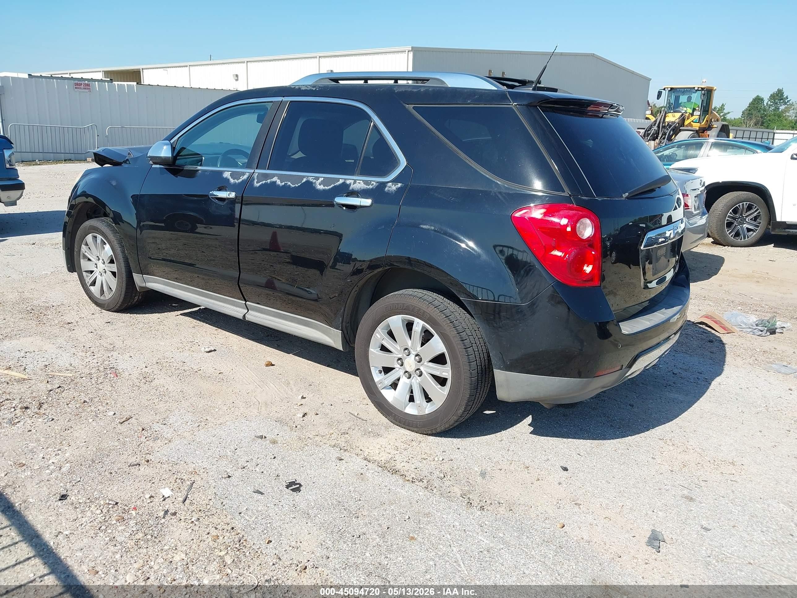 2010 Chevrolet Equinox Ltz Black vin: 2CNALFEW4A6371405