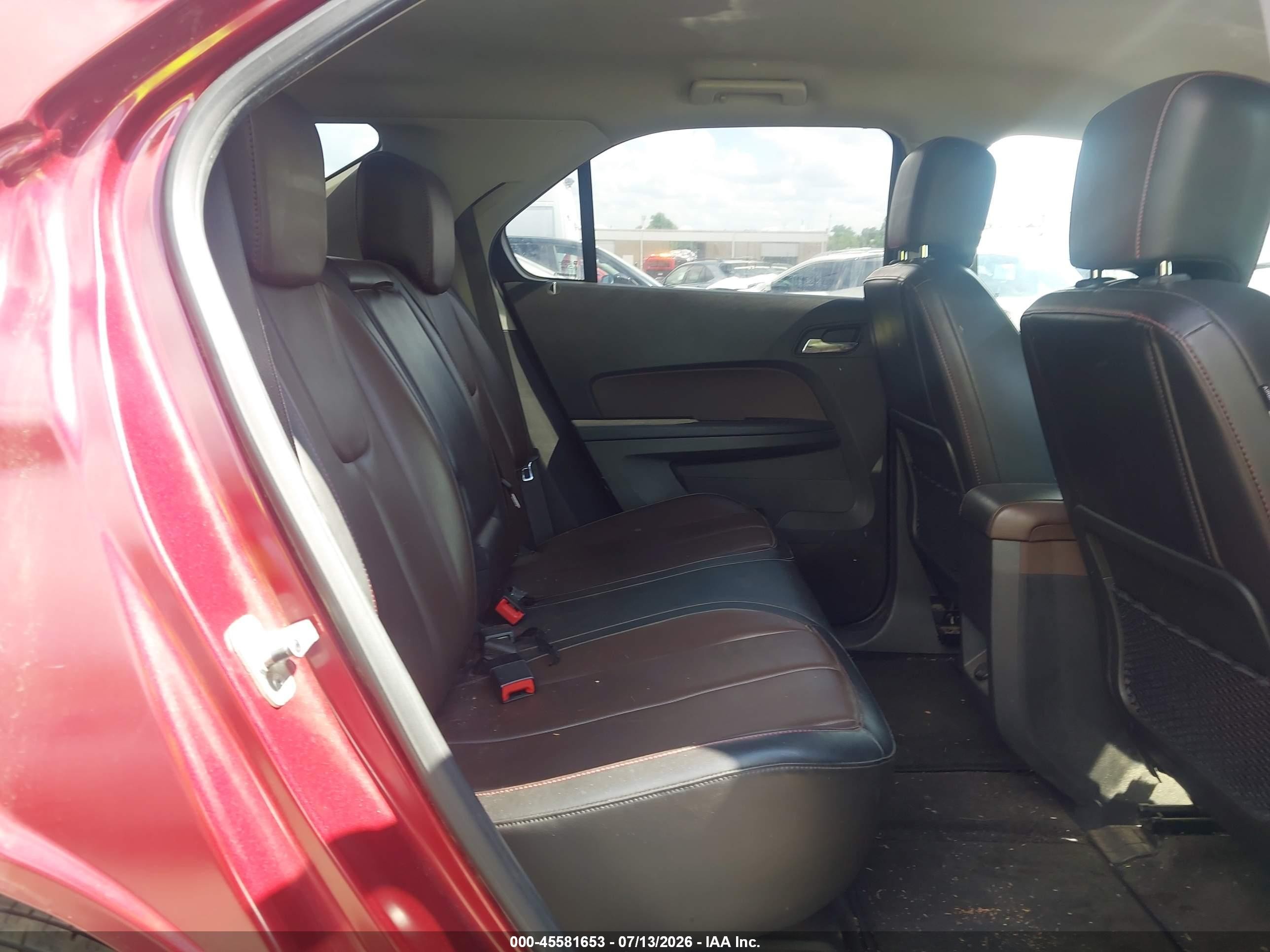 2010 Chevrolet Equinox Ltz Red vin: 2CNALFEW6A6370224
