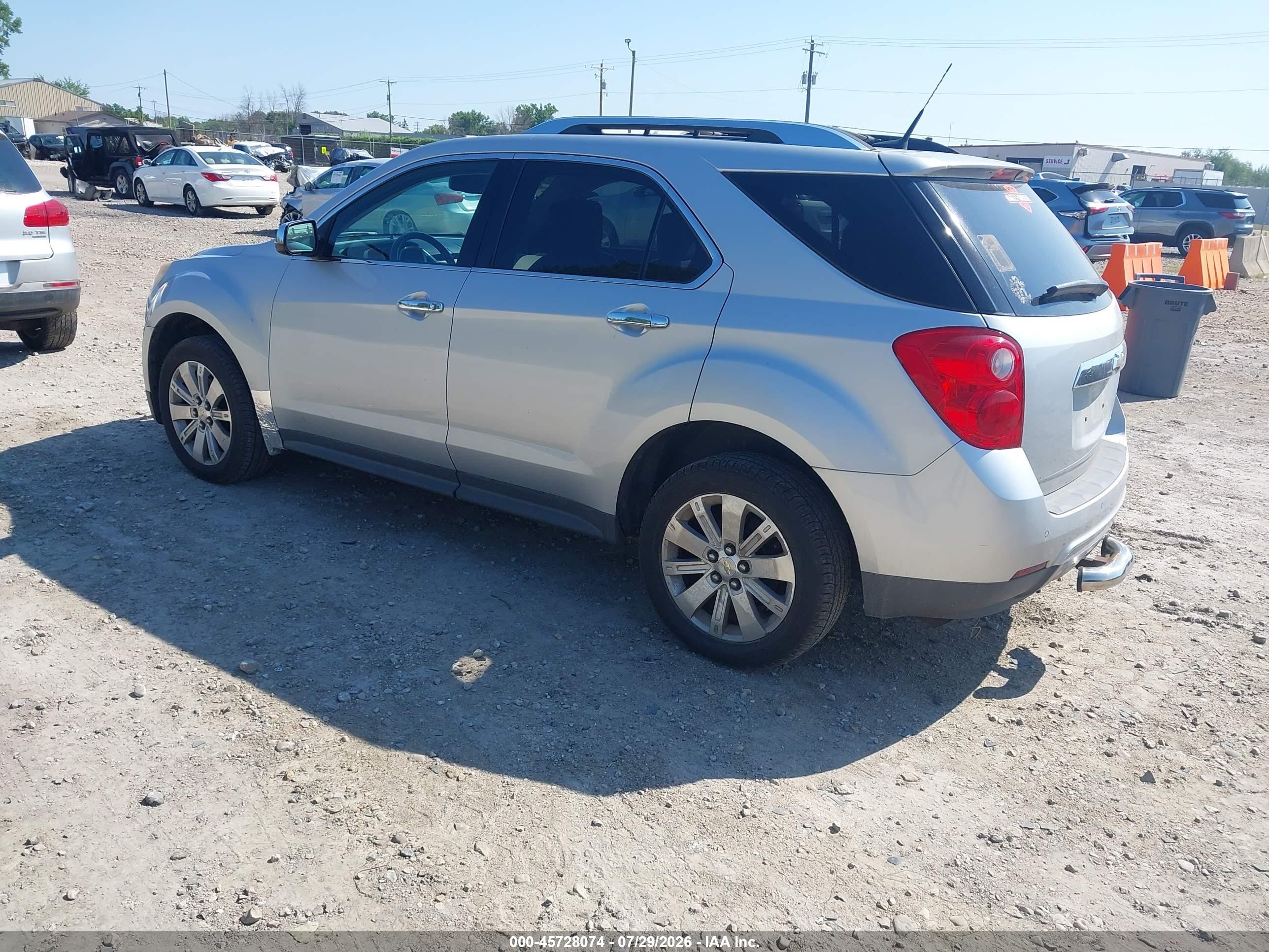 2010 Chevrolet Equinox Ltz Silver vin: 2CNALFEW7A6254773