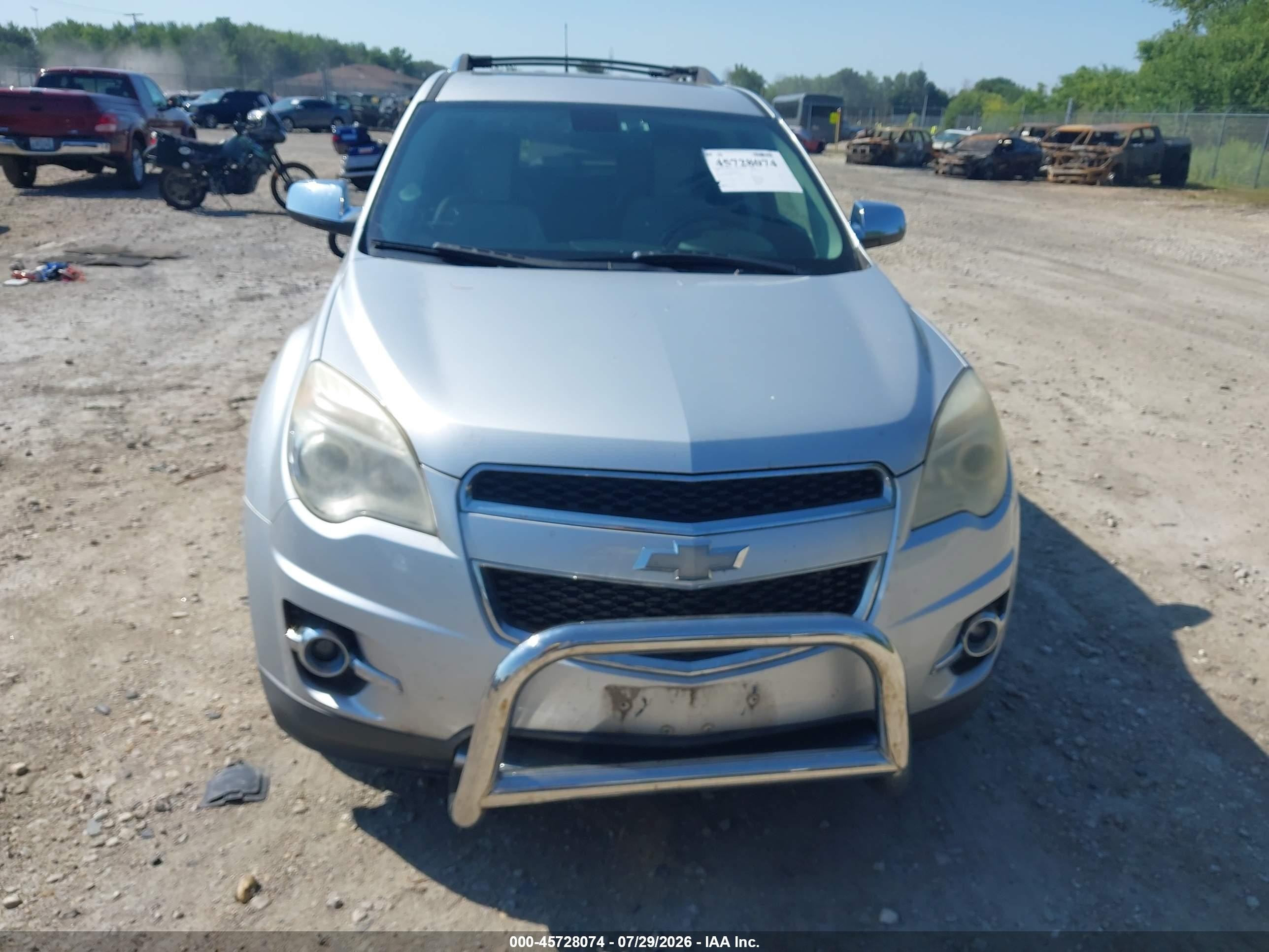 2010 Chevrolet Equinox Ltz Silver vin: 2CNALFEW7A6254773