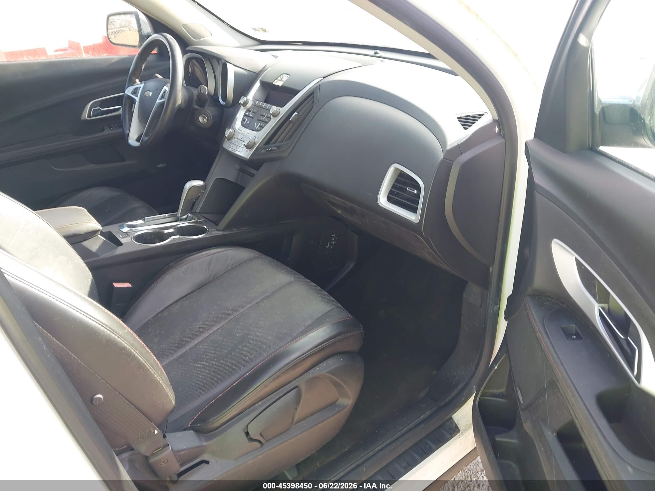 2010 Chevrolet Equinox Ltz White vin: 2CNALFEW9A6279593