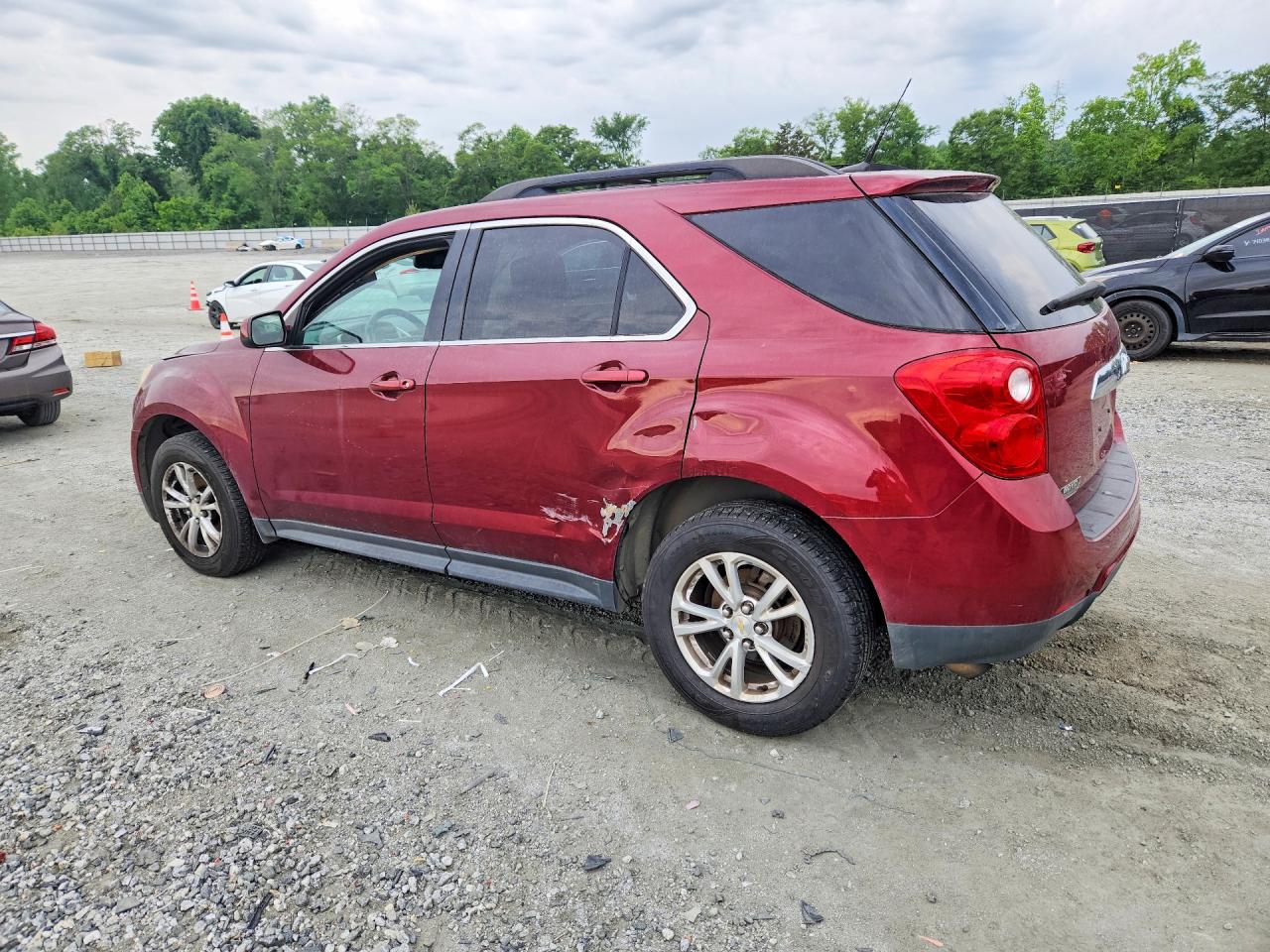 2011 Chevrolet Equinox Lt Red vin: 2CNALPEC0B6272707