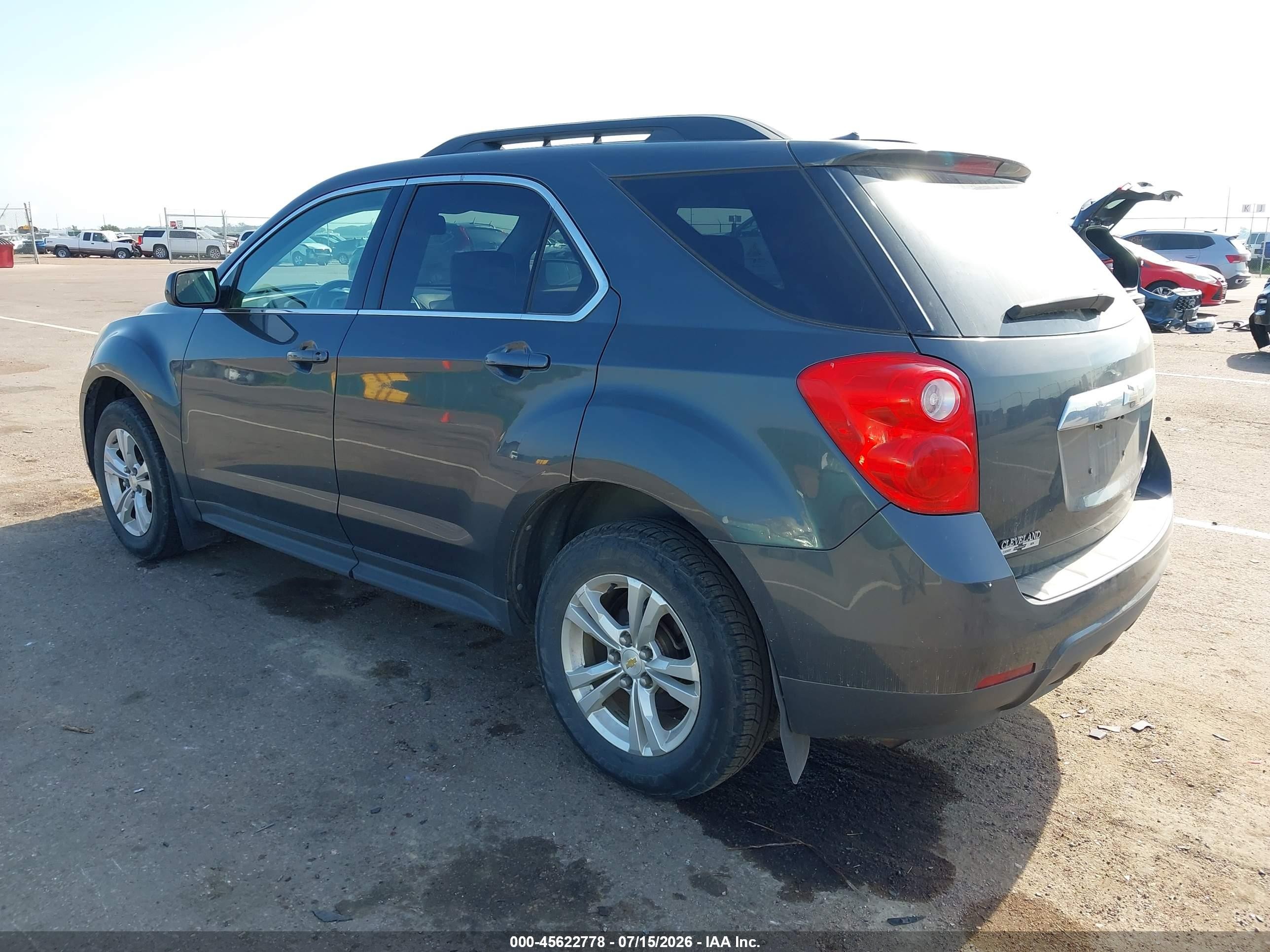2011 Chevrolet Equinox Lt W/2lt Gray vin: 2CNALPEC0B6277695
