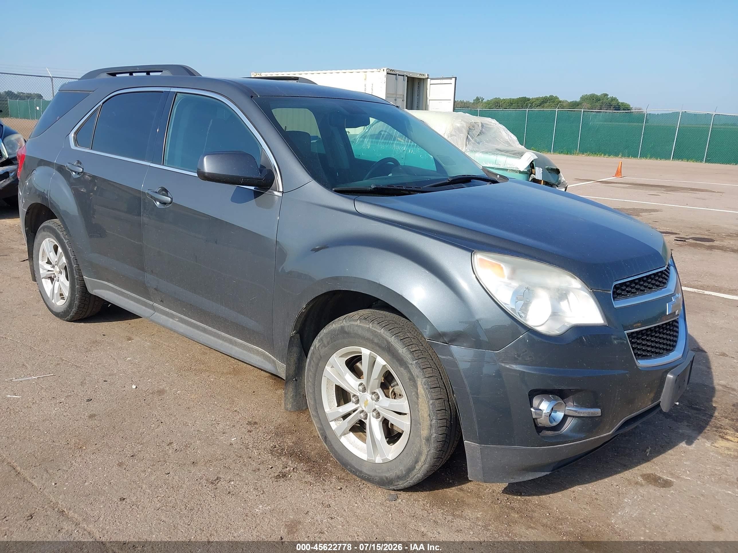 2011 Chevrolet Equinox Lt W/2lt Gray vin: 2CNALPEC0B6277695