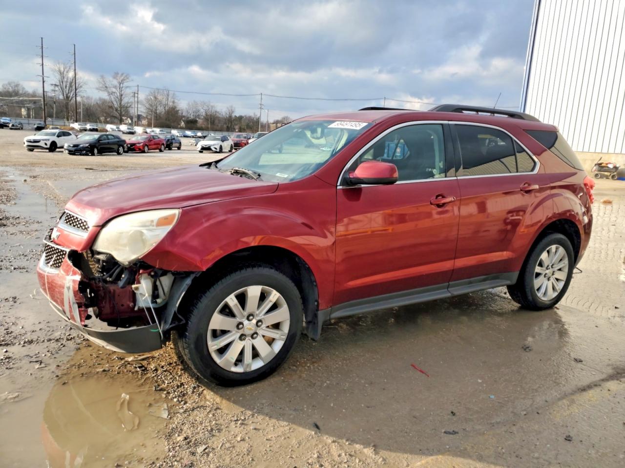 2011 Chevrolet Equinox Lt Burgundy vin: 2CNALPEC0B6429491