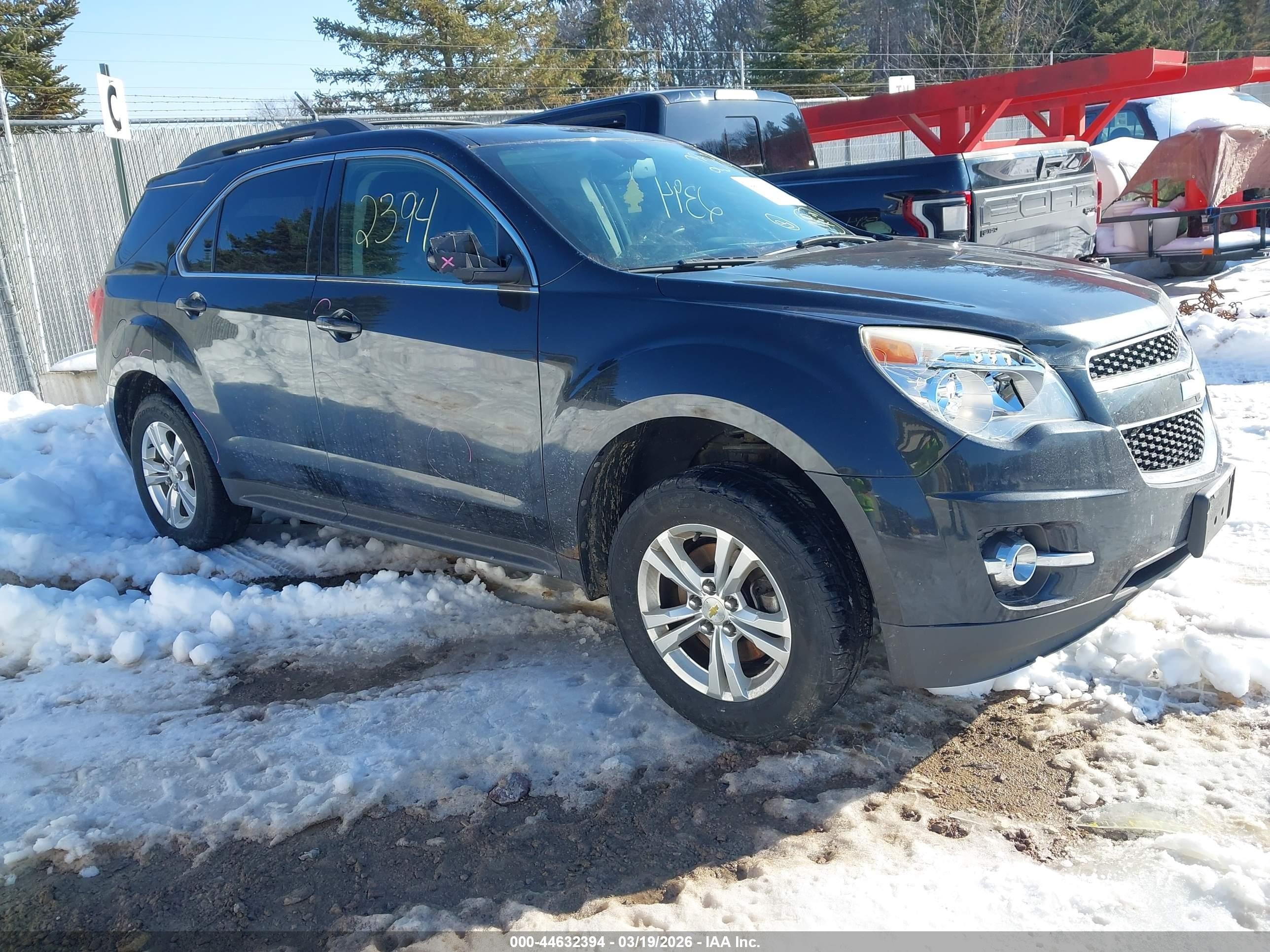 2011 Chevrolet Equinox 2lt Black vin: 2CNALPEC1B6405880