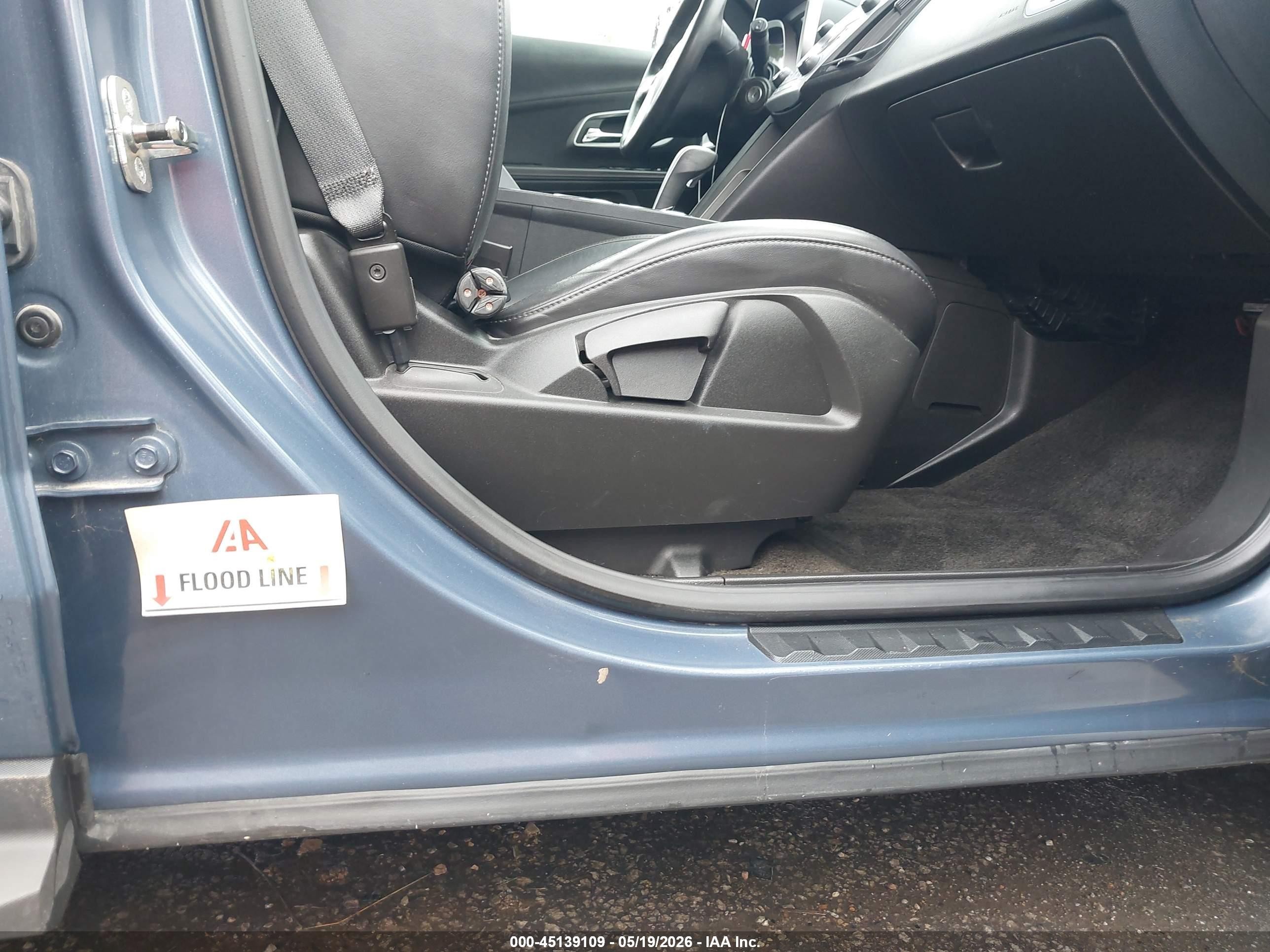 2011 Chevrolet Equinox 2lt Blue vin: 2CNALPEC3B6404360