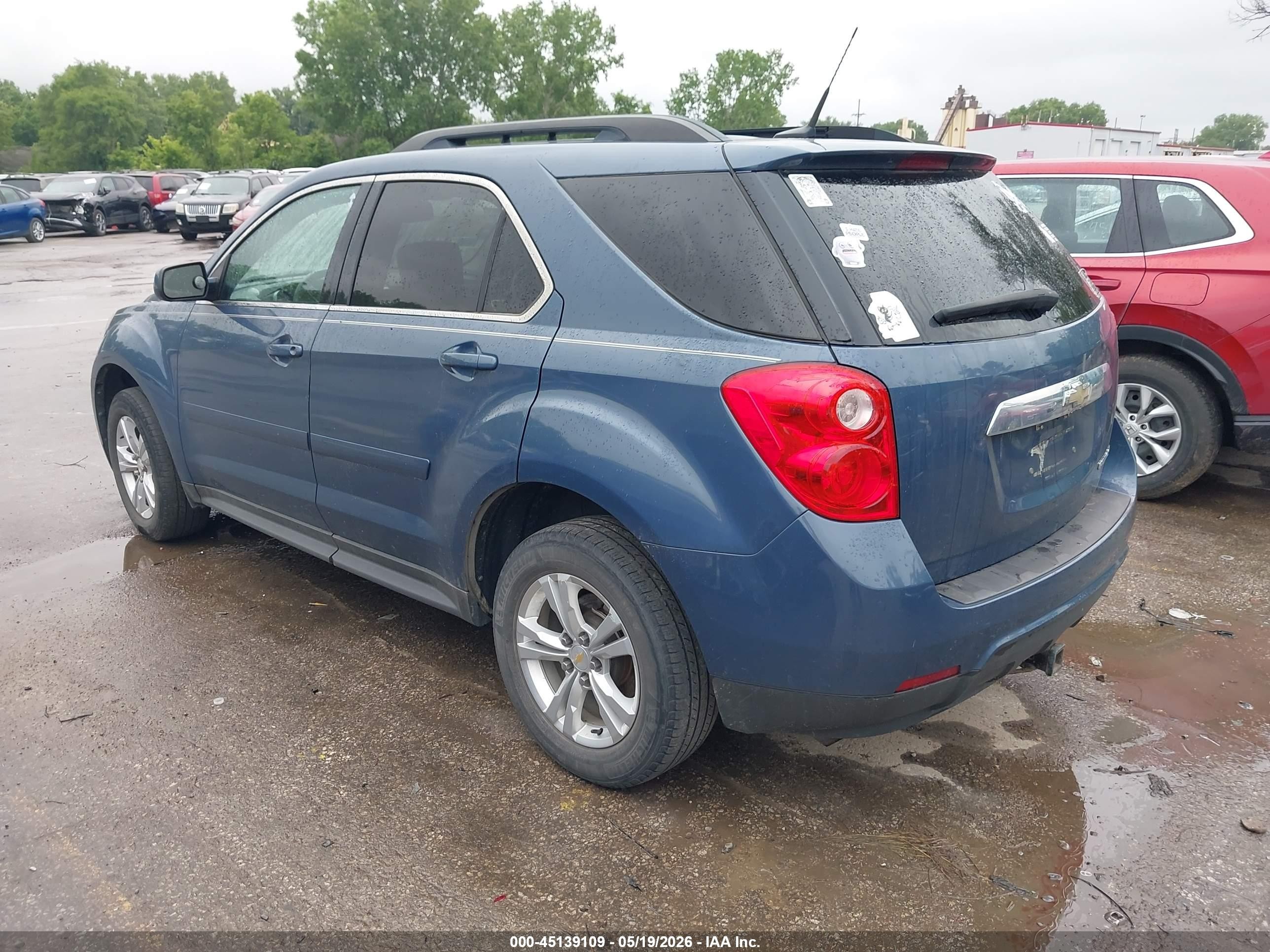 2011 Chevrolet Equinox 2lt Blue vin: 2CNALPEC3B6404360