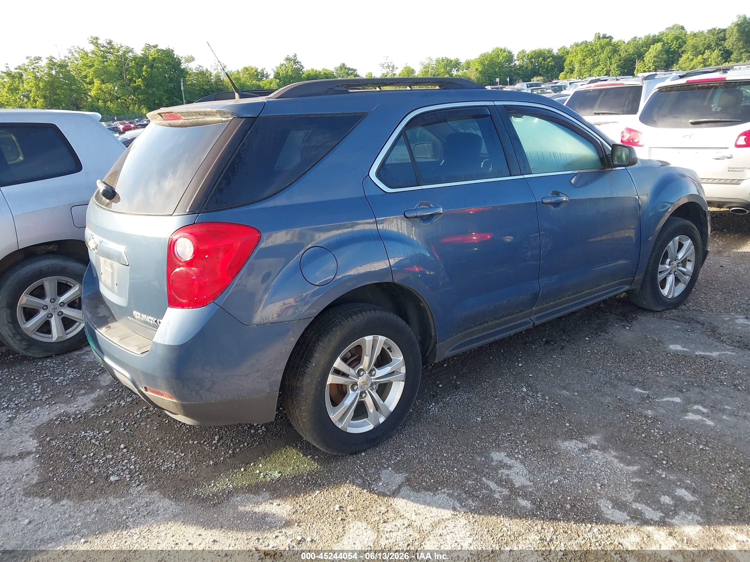 2011 Chevrolet Equinox 2lt Blue vin: 2CNALPEC3B6425015