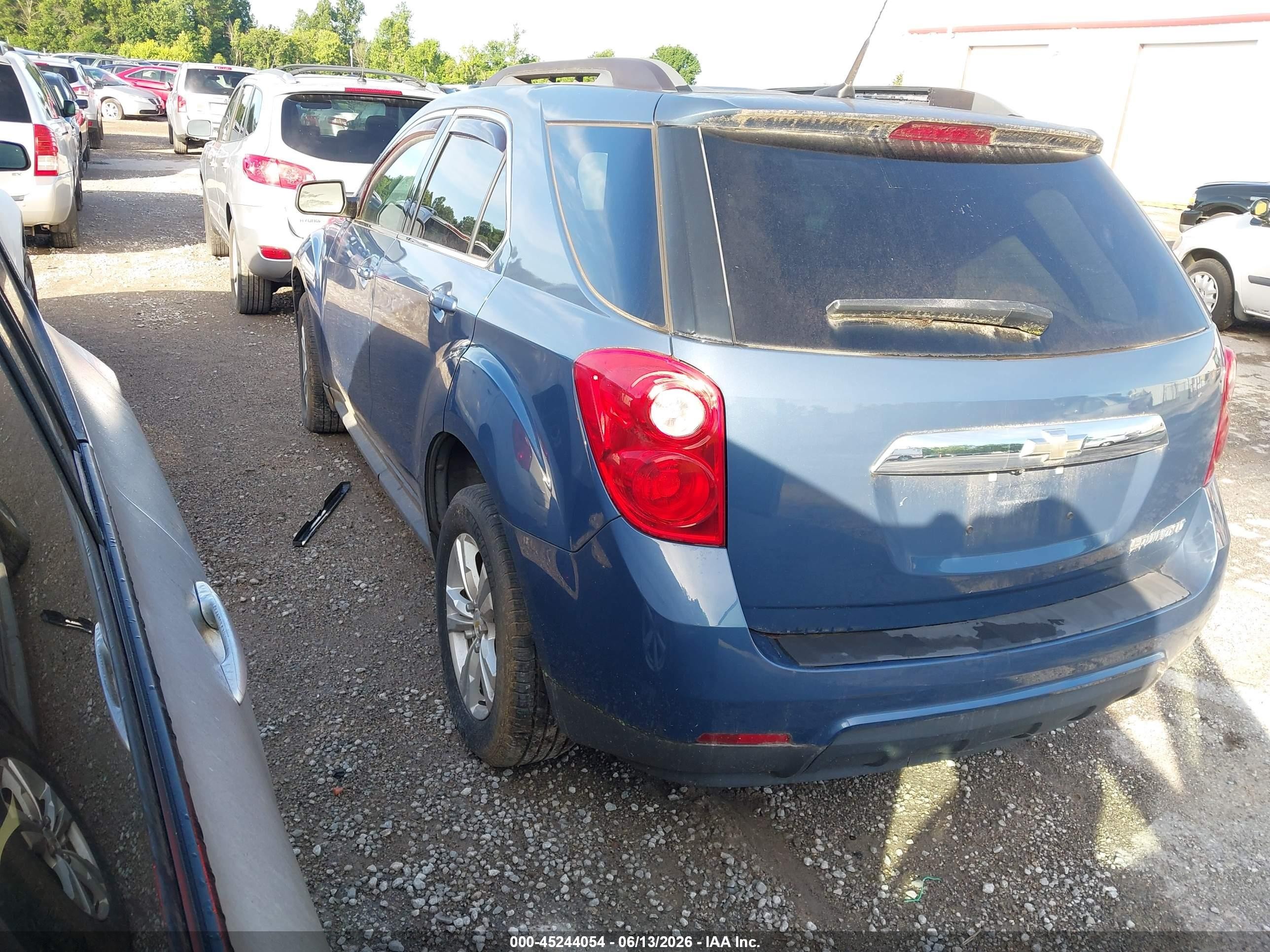 2011 Chevrolet Equinox 2lt Blue vin: 2CNALPEC3B6425015