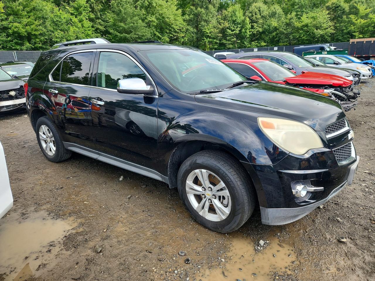 2011 Chevrolet Equinox Lt Черный vin: 2CNALPEC5B6225950
