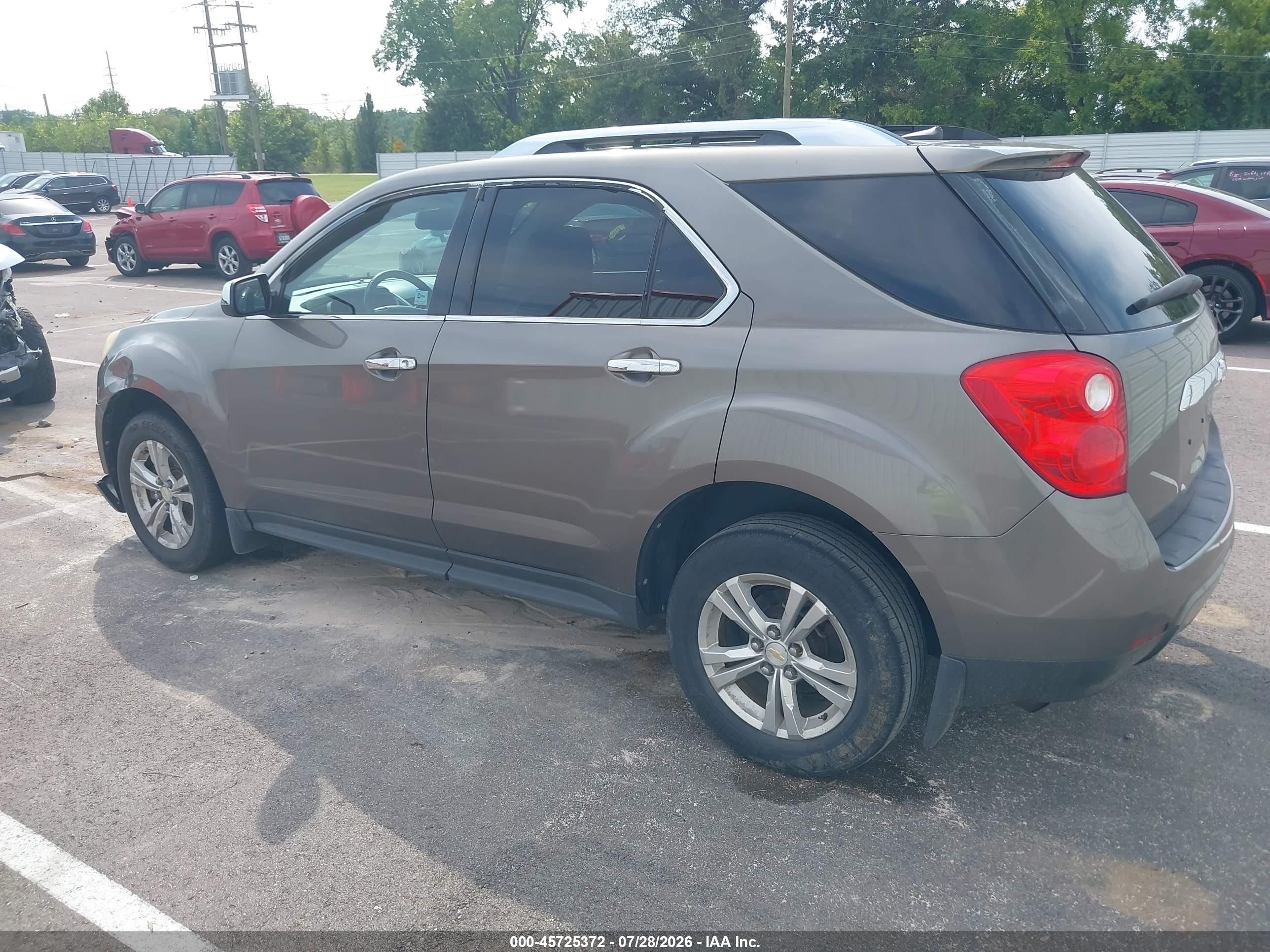 2011 Chevrolet Equinox Lt W/2lt Коричневый vin: 2CNALPEC5B6352763