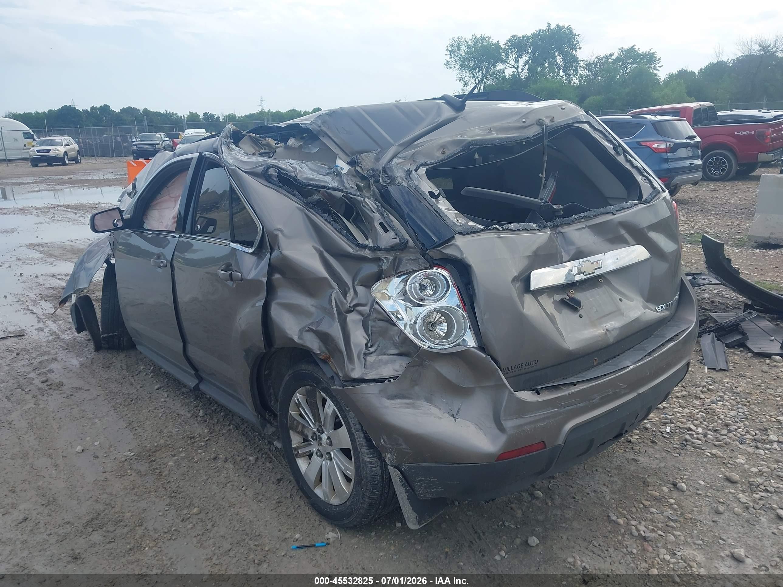 2011 Chevrolet Equinox Lt W/2lt Золотой vin: 2CNALPEC5B6378442