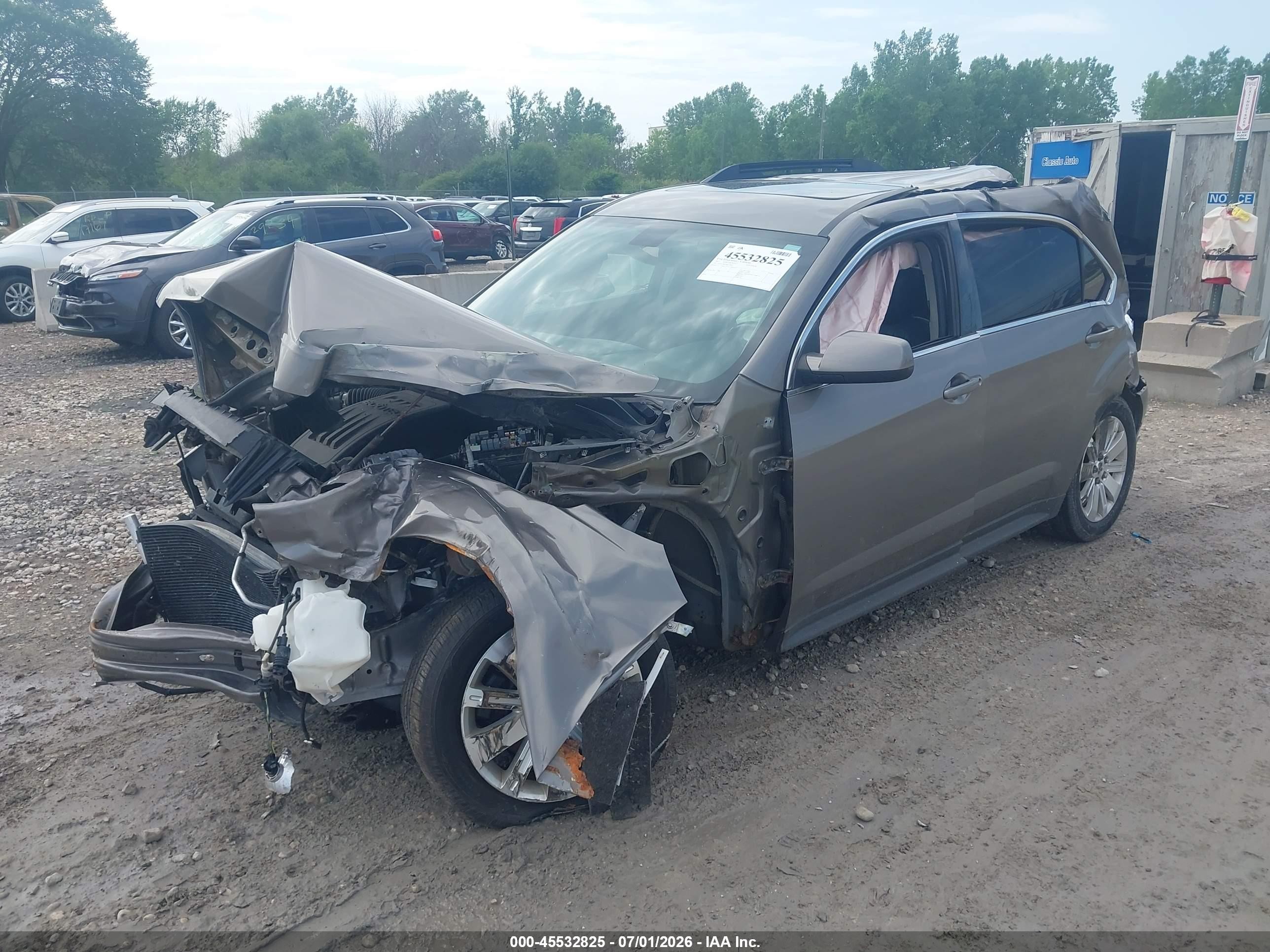 2011 Chevrolet Equinox Lt W/2lt Золотой vin: 2CNALPEC5B6378442