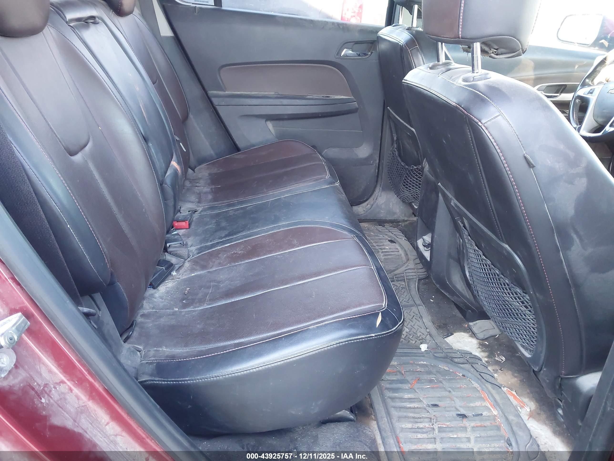 2011 Chevrolet Equinox 2lt Burgundy vin: 2CNALPEC5B6423444