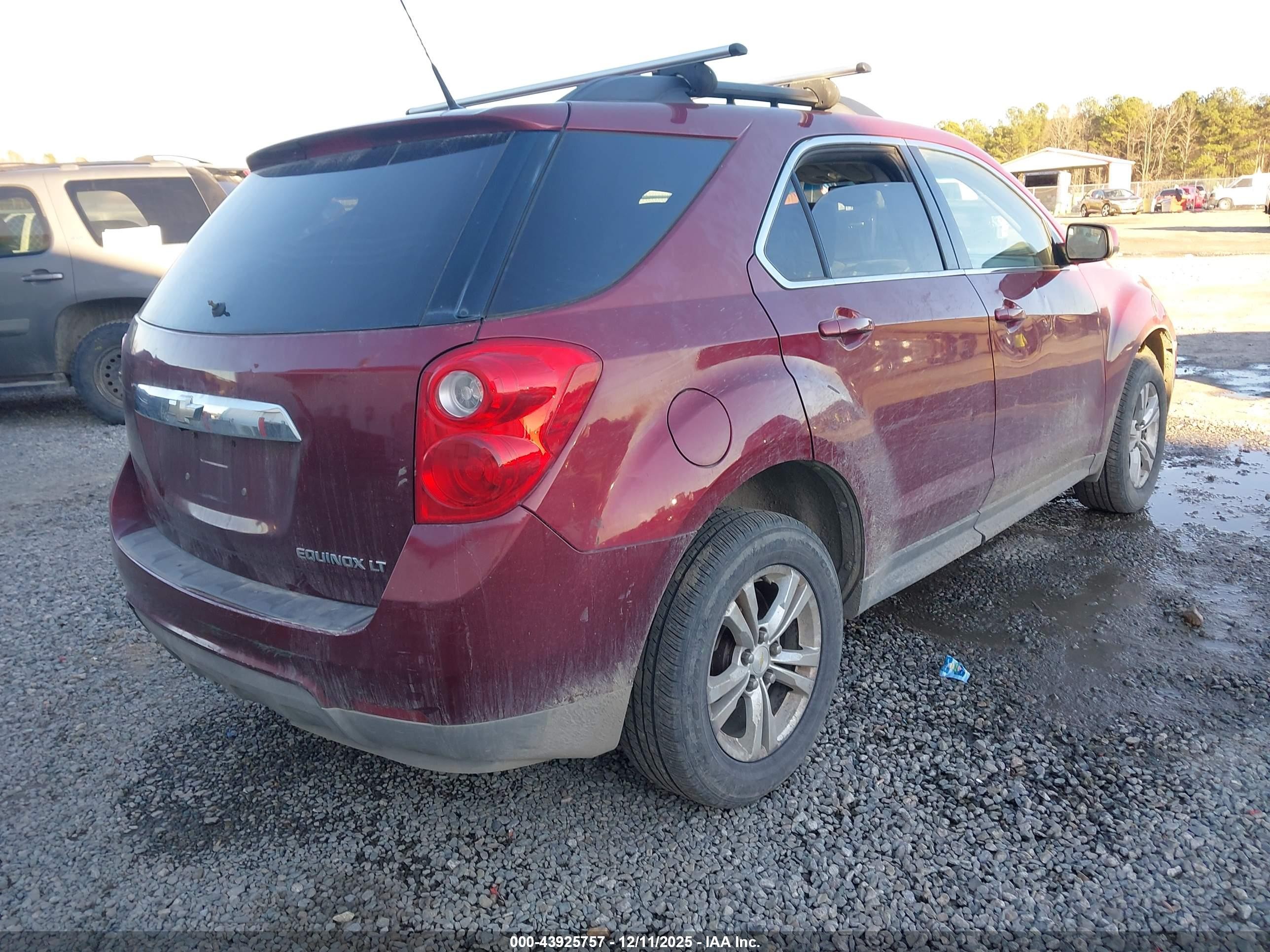 2011 Chevrolet Equinox 2lt Burgundy vin: 2CNALPEC5B6423444